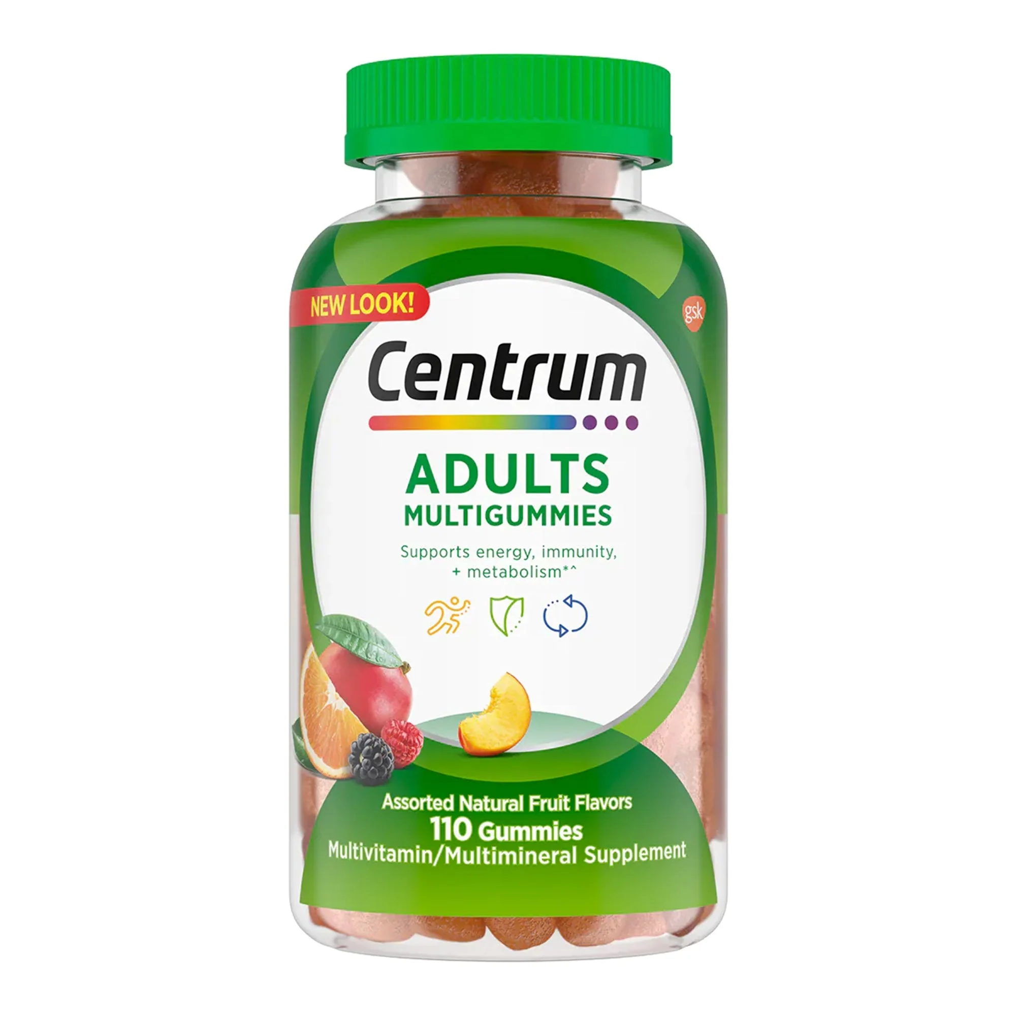 Glaxo Consumer Products Centrum MultiGummies Adults Assorted Natural Fruit Flavors