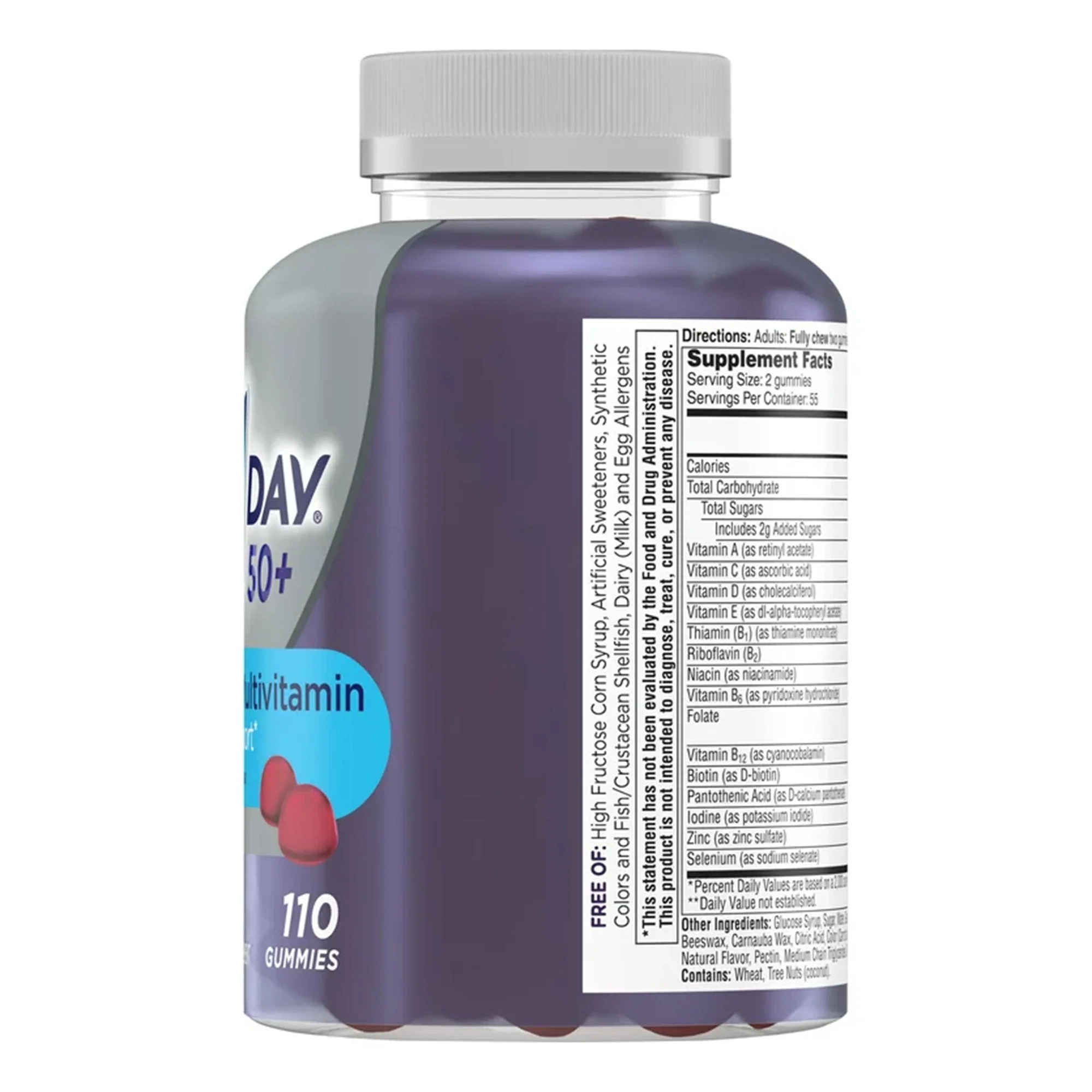 Bayer One A Day Advanced Multivitamin Men's 50+ Gummies - Image 3