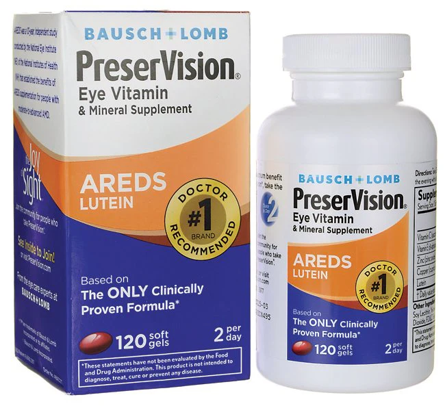 Bausch & Lomb PreserVision AREDS Lutein Multivitamin Supplement (120/BX)