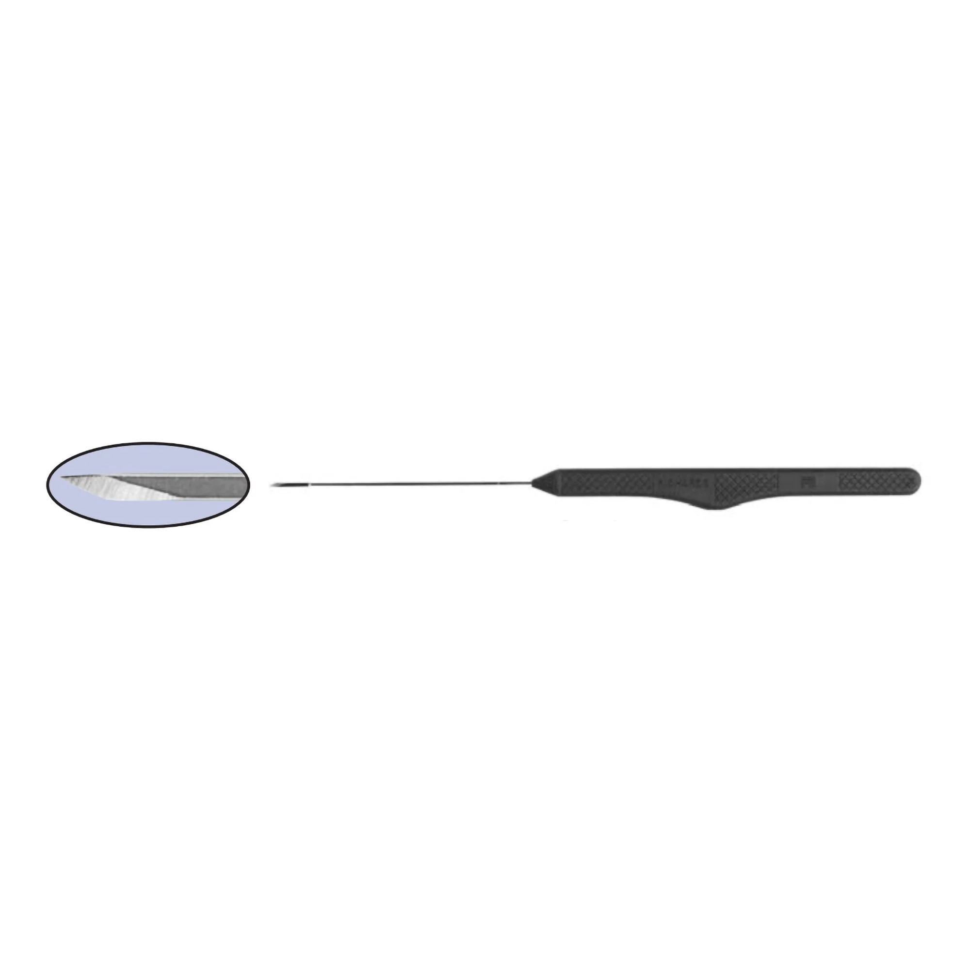 Olympus America Inc Myringotomy Knife Gyrus Stainless Steel / Plastic Flat Handle Sterile Disposable (6/BX)