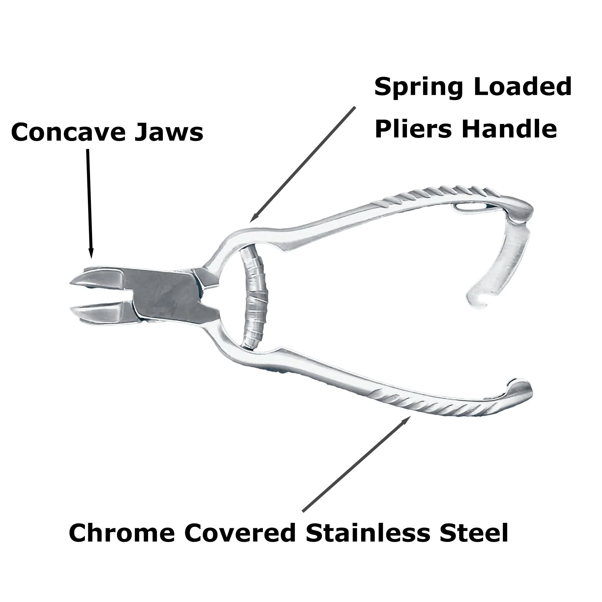 McKesson Brand McKesson Nail Nipper, Concave Jaws, 4,5 Inches - Image 4