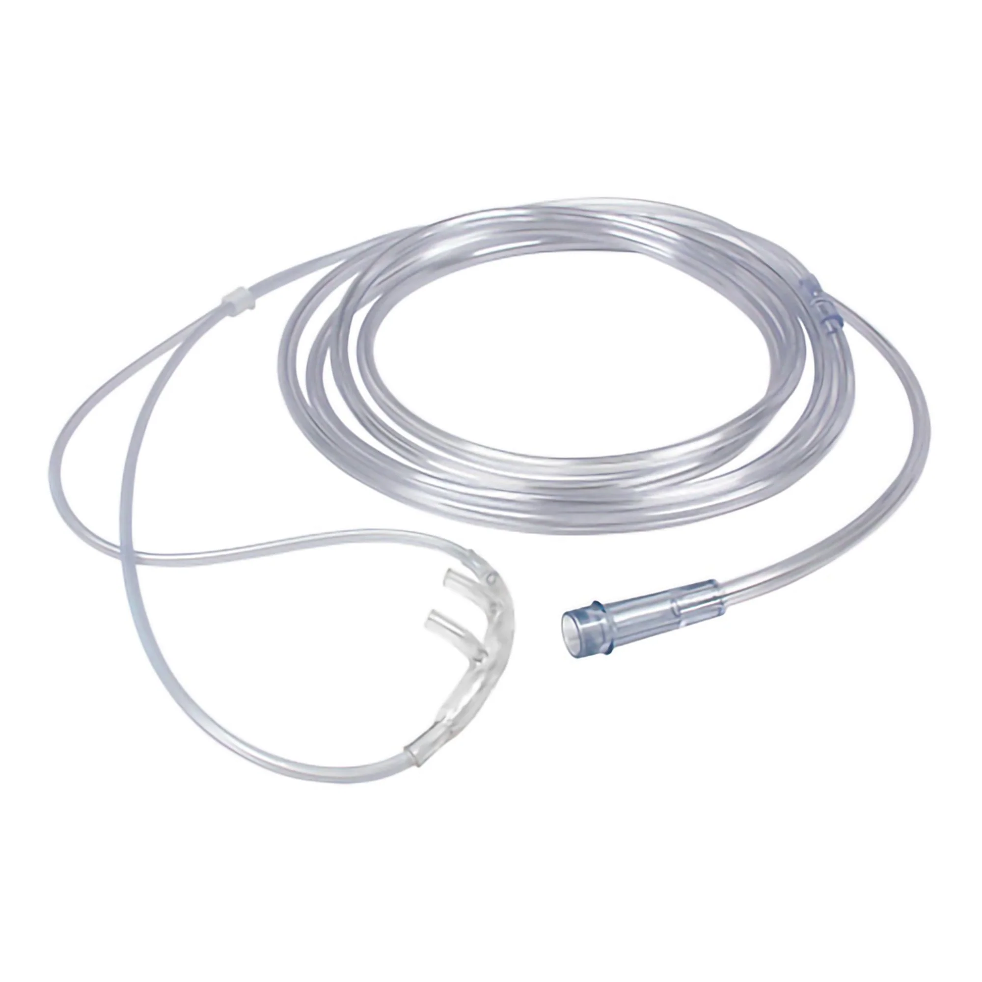 Nasal Cannula Adult Curved Prongs 7 Foot Tubing Low Flow Rate