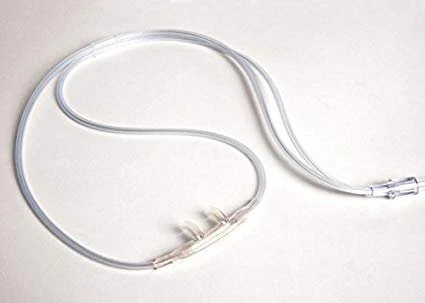 Nasal Cannula Salter-Style Pediatric Curved Prongs 7 Foot Tubing Low Flow Rate