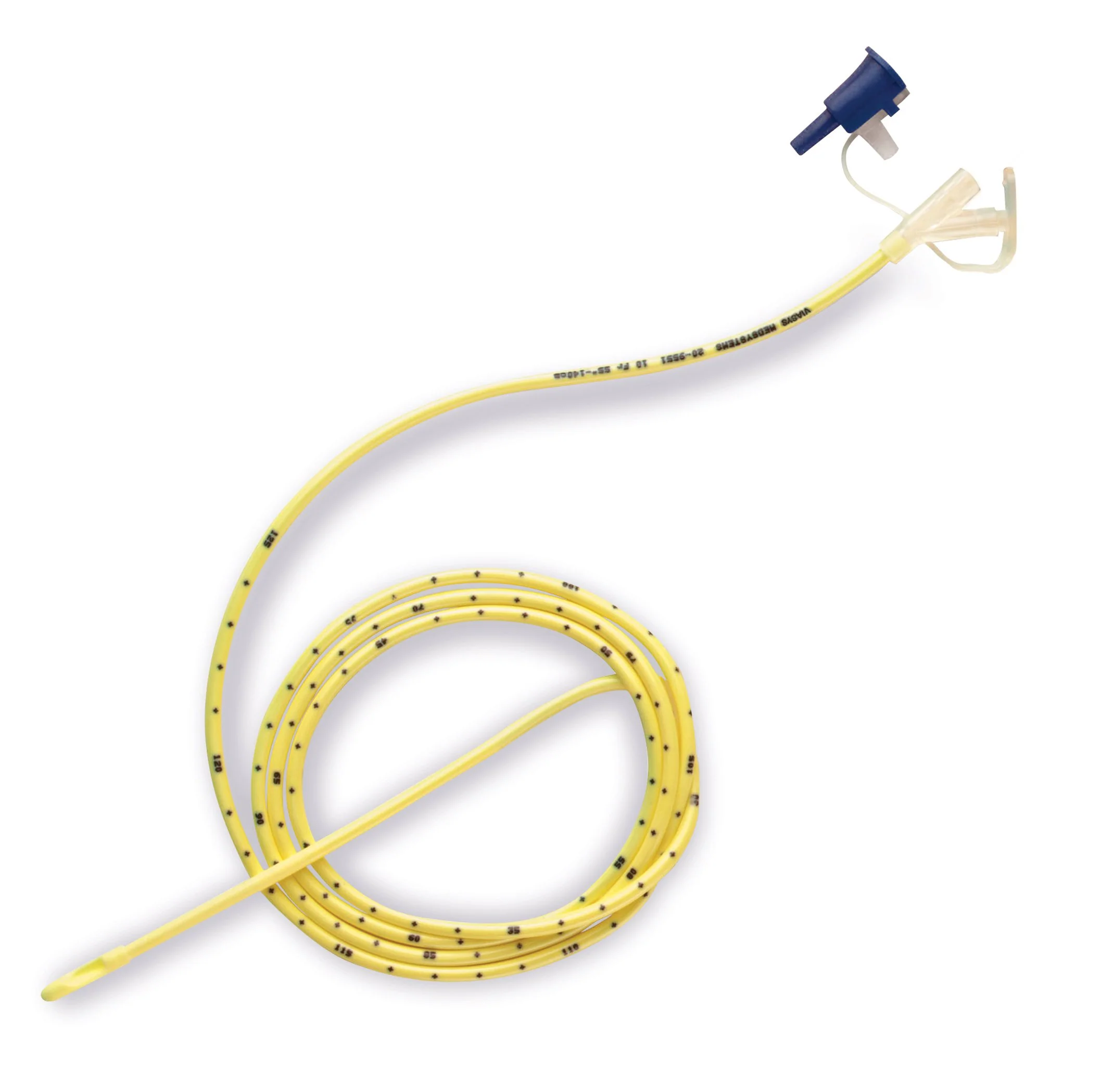 Nasogastric Feeding Tube Corflo Ultra 10 Fr. 43 Inch Tube Polyurethane NonSterile