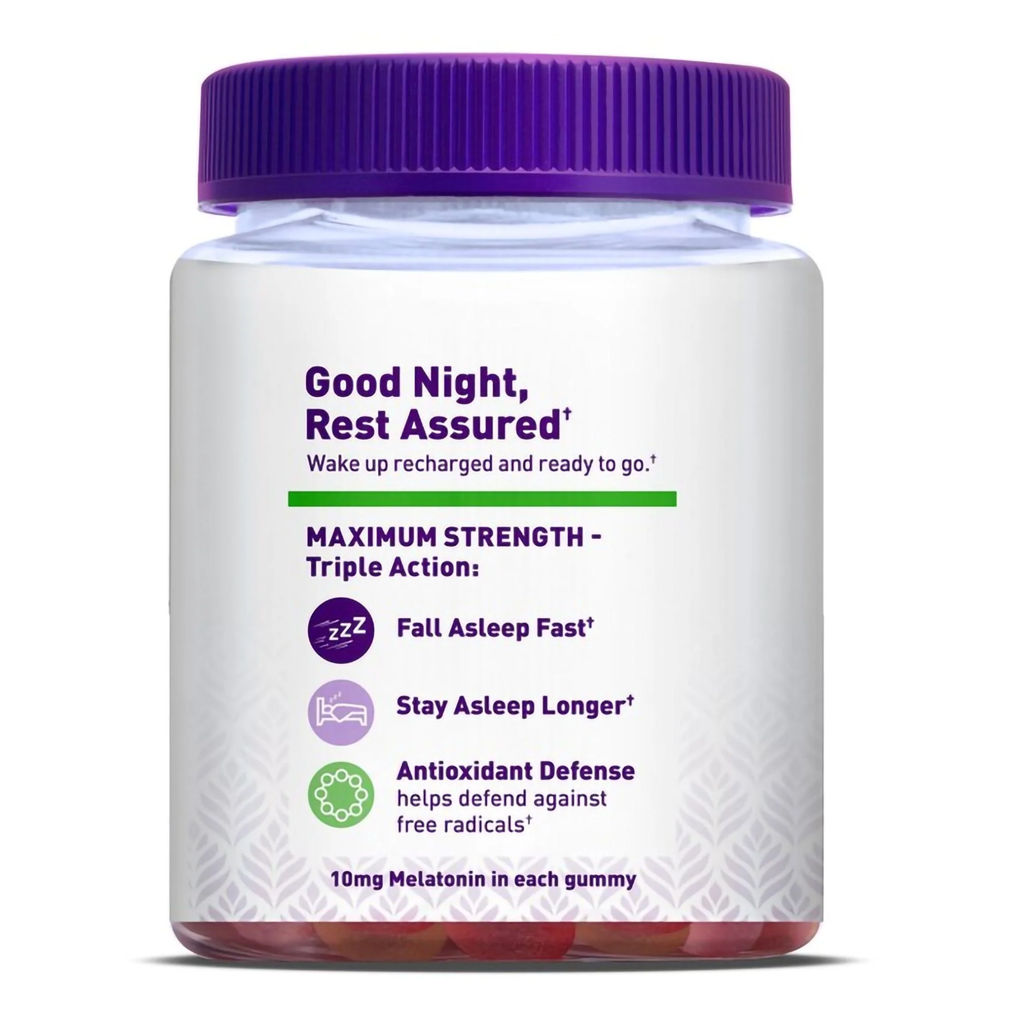 Natrol Inc Natrol MelatoninMAX 10 mg Sleep Gummies Blueberry - Image 3