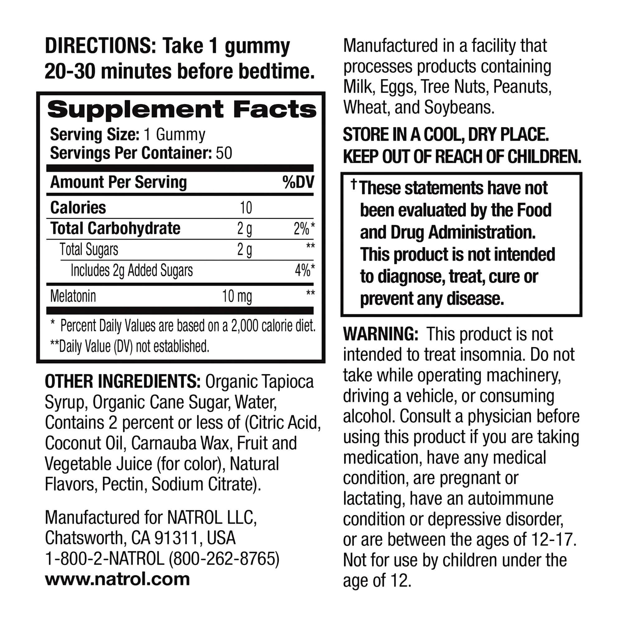Natrol Inc Natrol MelatoninMAX 10 mg Sleep Gummies Blueberry - Image 4