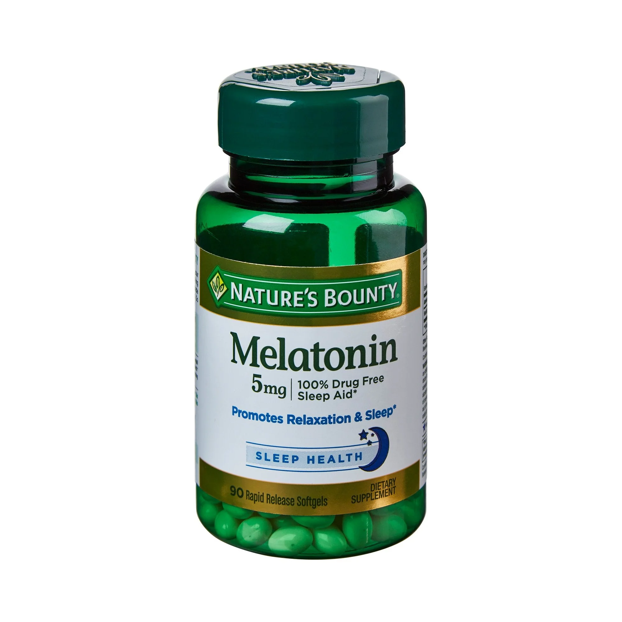 US Nutrition Nature's Bounty Melatonin Natural Sleep Aid - Image 4