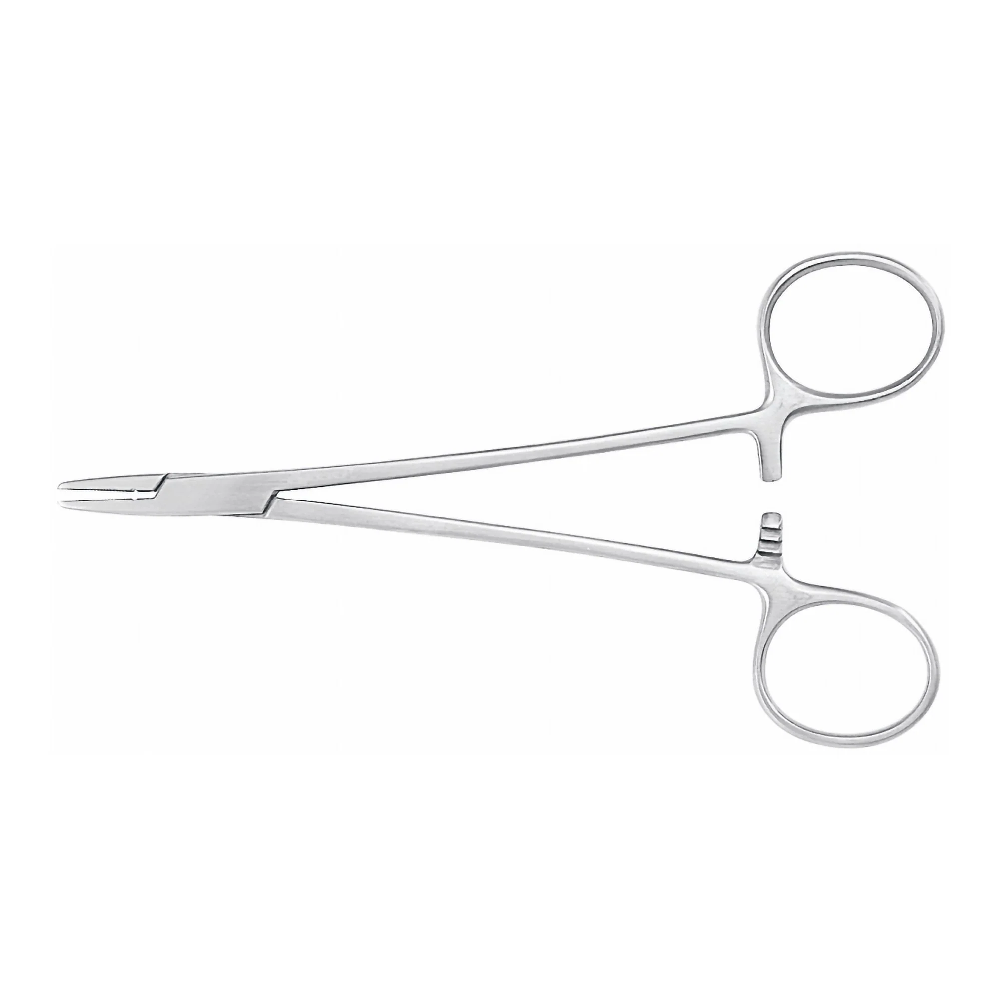 Needle Holder McKesson Argent Crile-Wood 6 Inch Length Serrated Jaws Finger Ring Handle