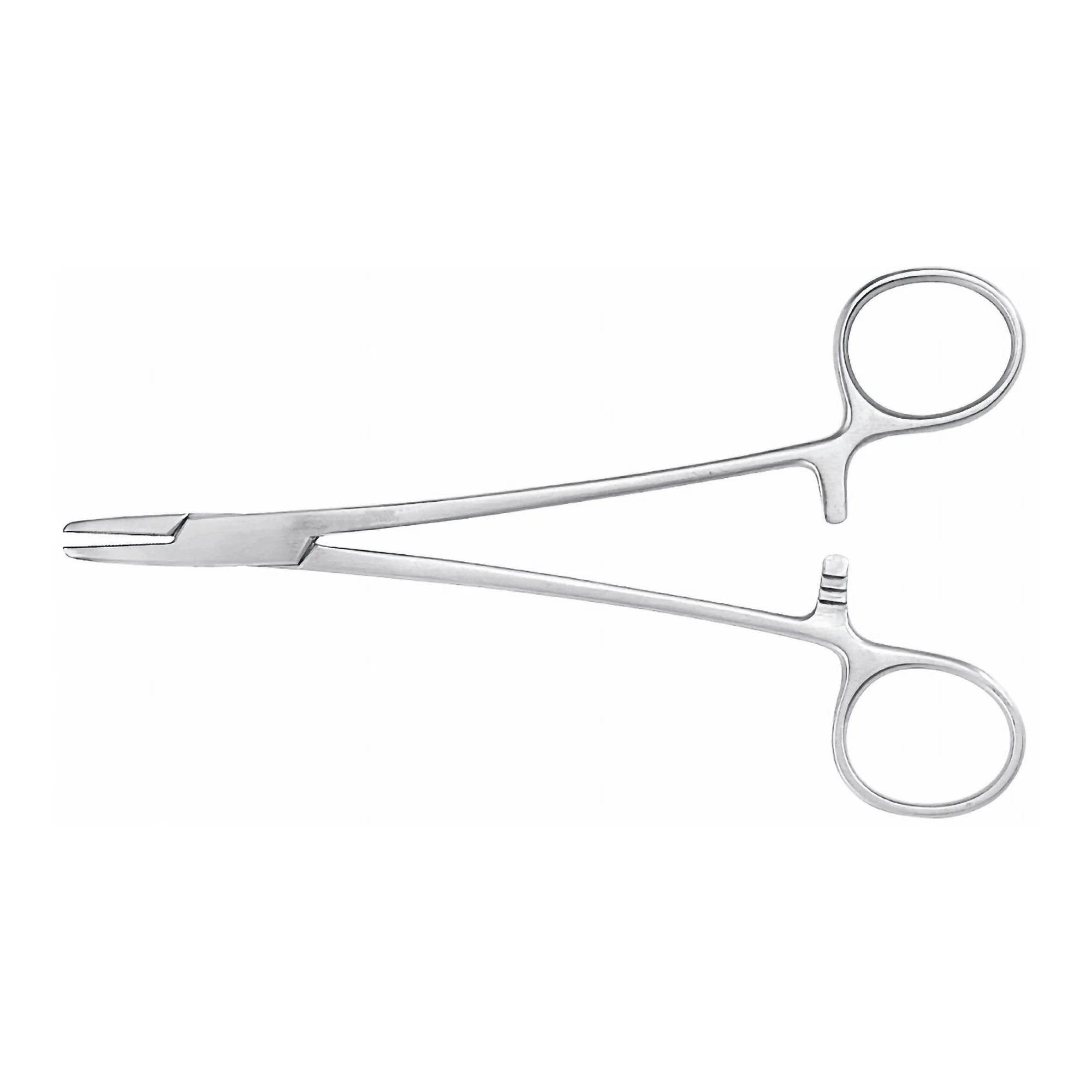 Needle Holder McKesson Argent Mayo-Hegar 6 Inch Length Serrated Jaws Finger Ring Handle