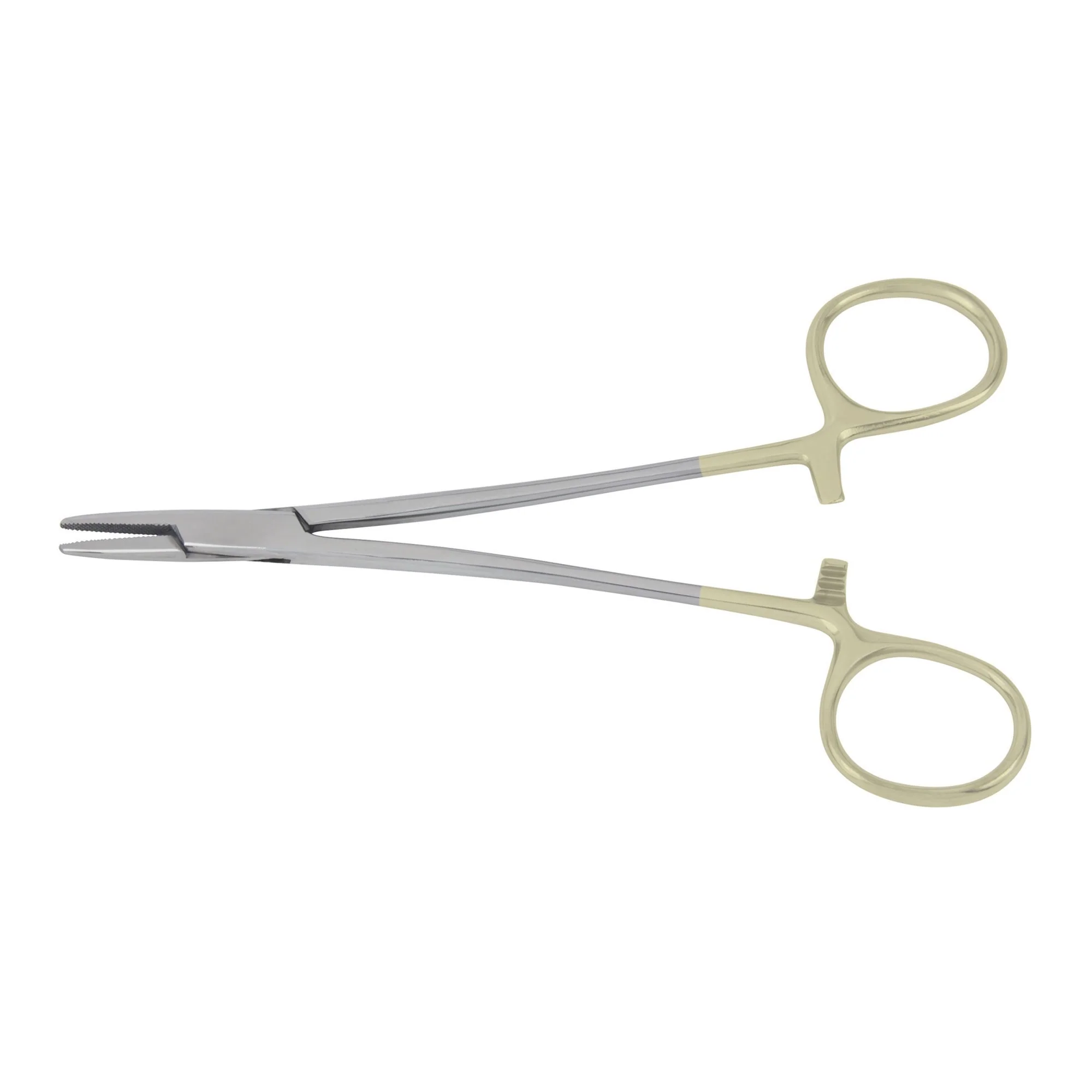 Needle Holder McKesson Argent Webster 5 Inch Length Smooth Jaws Finger Ring Handle