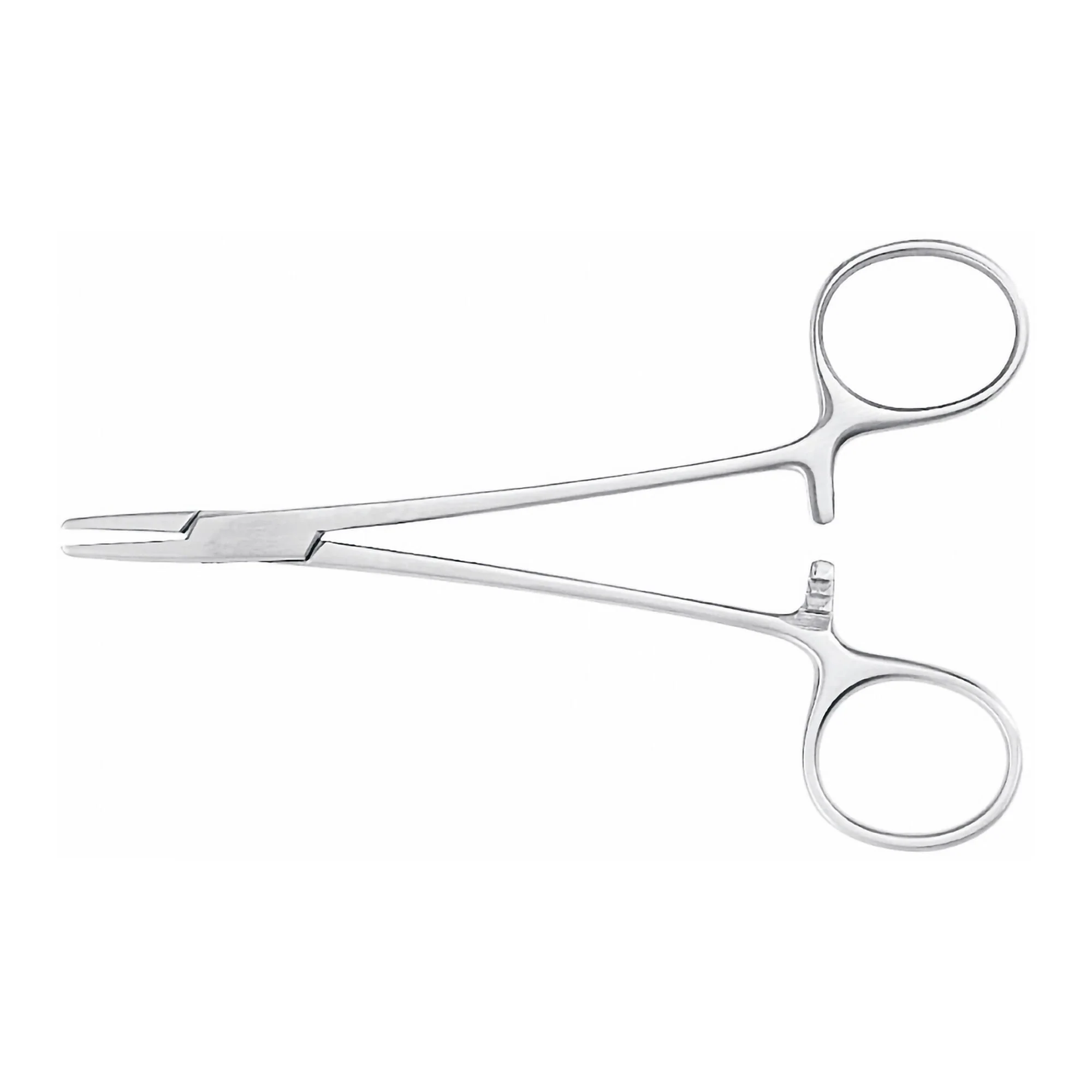 Needle Holder McKesson Argent Webster 5 Inch Length Smooth Jaws Finger Ring Handle