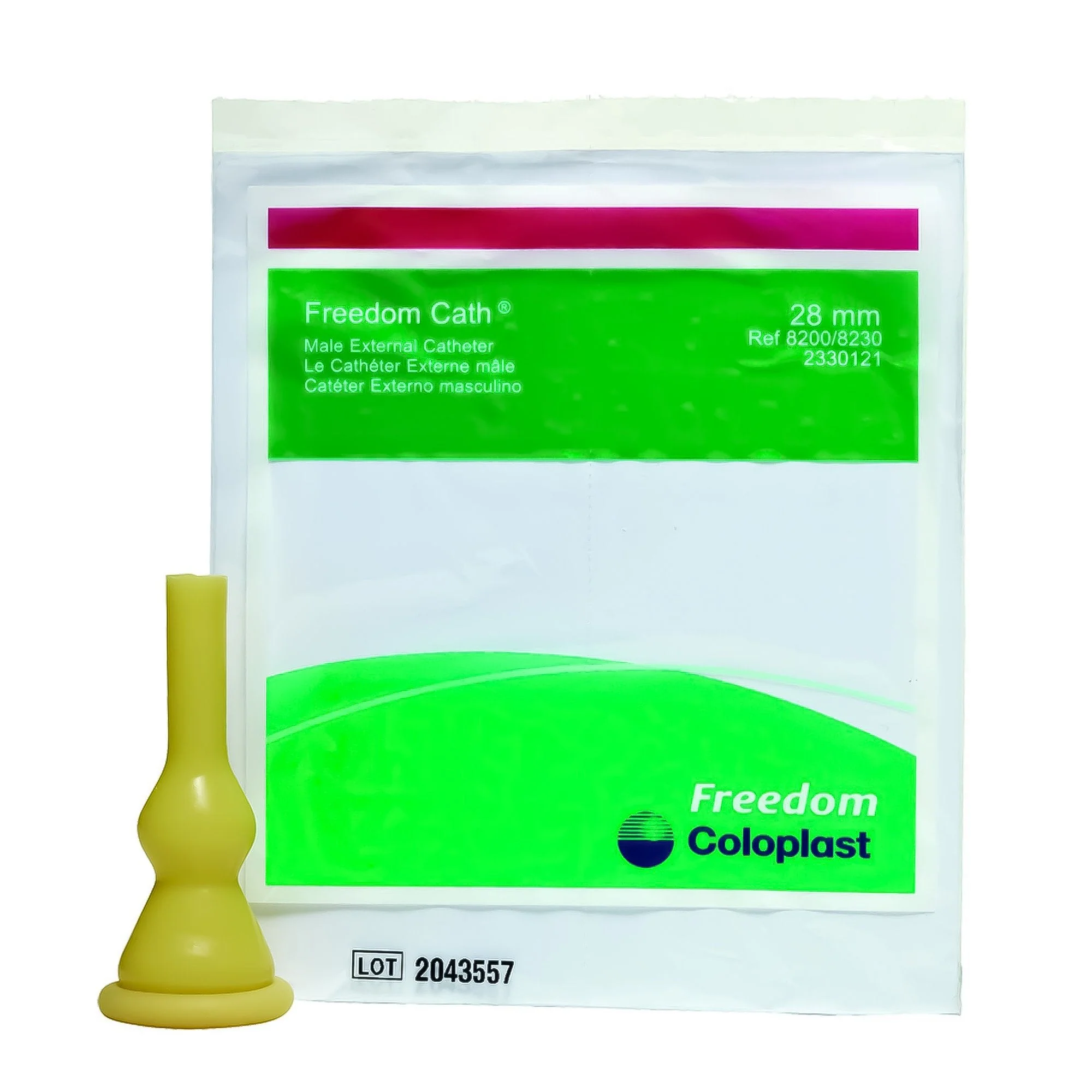 Coloplast Freedom Cath Male External Catheter, Self-Adhesive, Small 23 mm (30/BX)