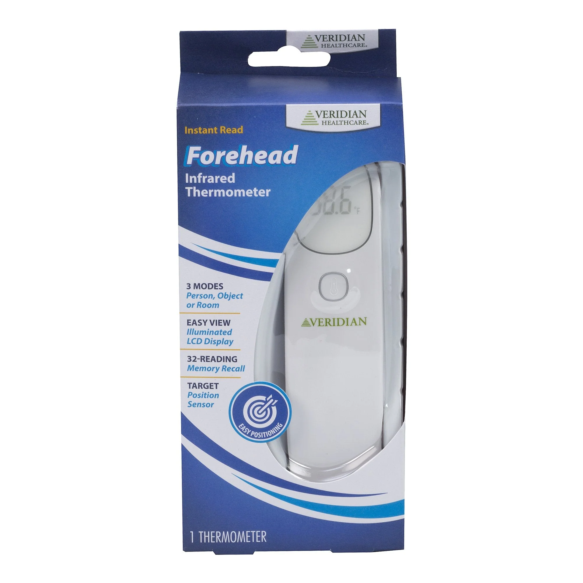Veridian Healthcare LLC Veridian Healthcare Non-Contact Infrared Thermometer (24/CS)
