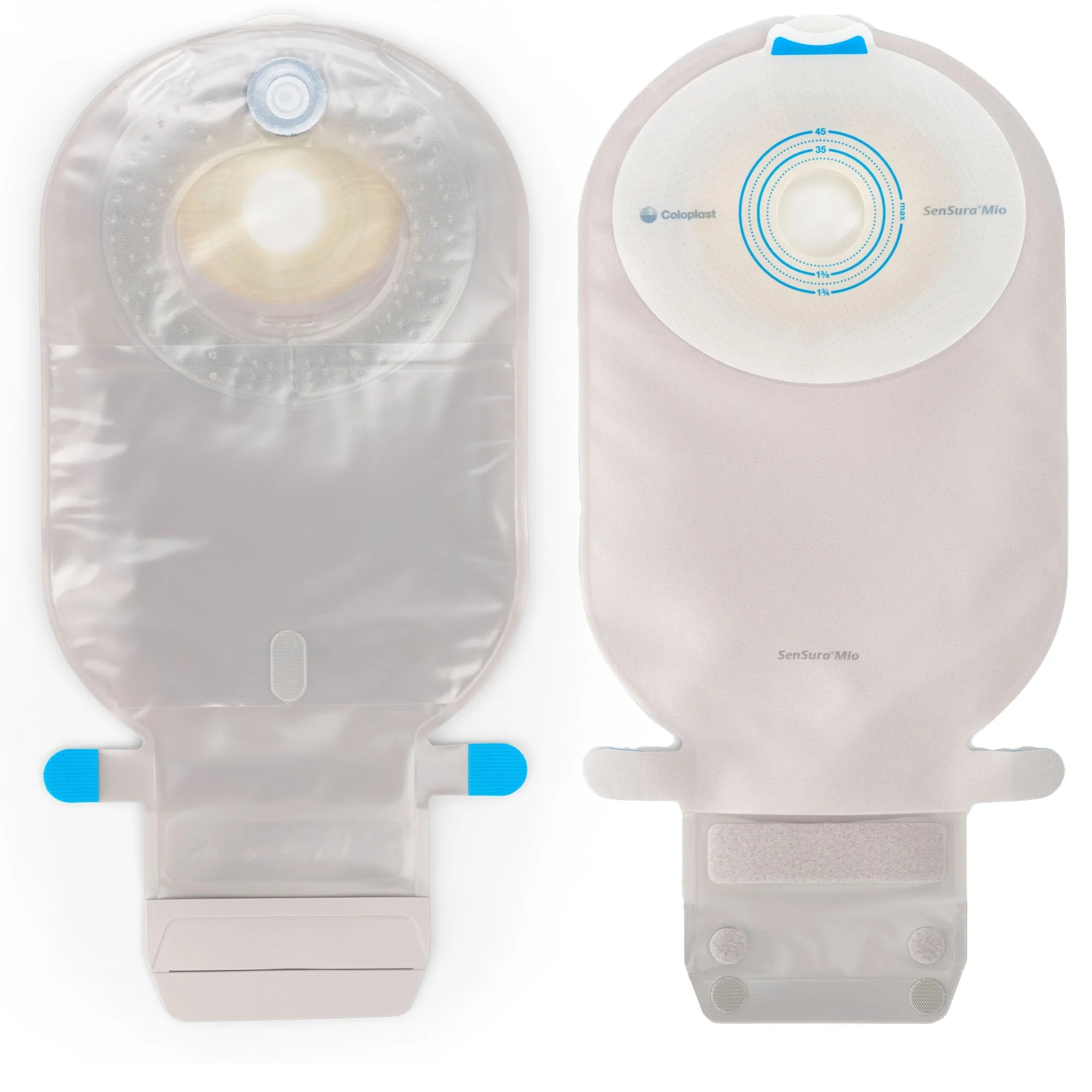 Coloplast SenSura Mio Flat 1-Piece Transparent Ostomy Pouch, 25 mm Stoma (10/BX)