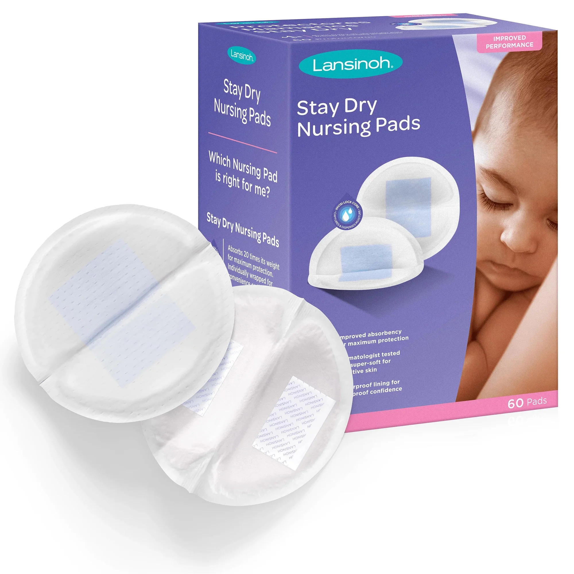 Emerson Healthcare Lansinoh Stay Dry Nursing Pads (720/CS)