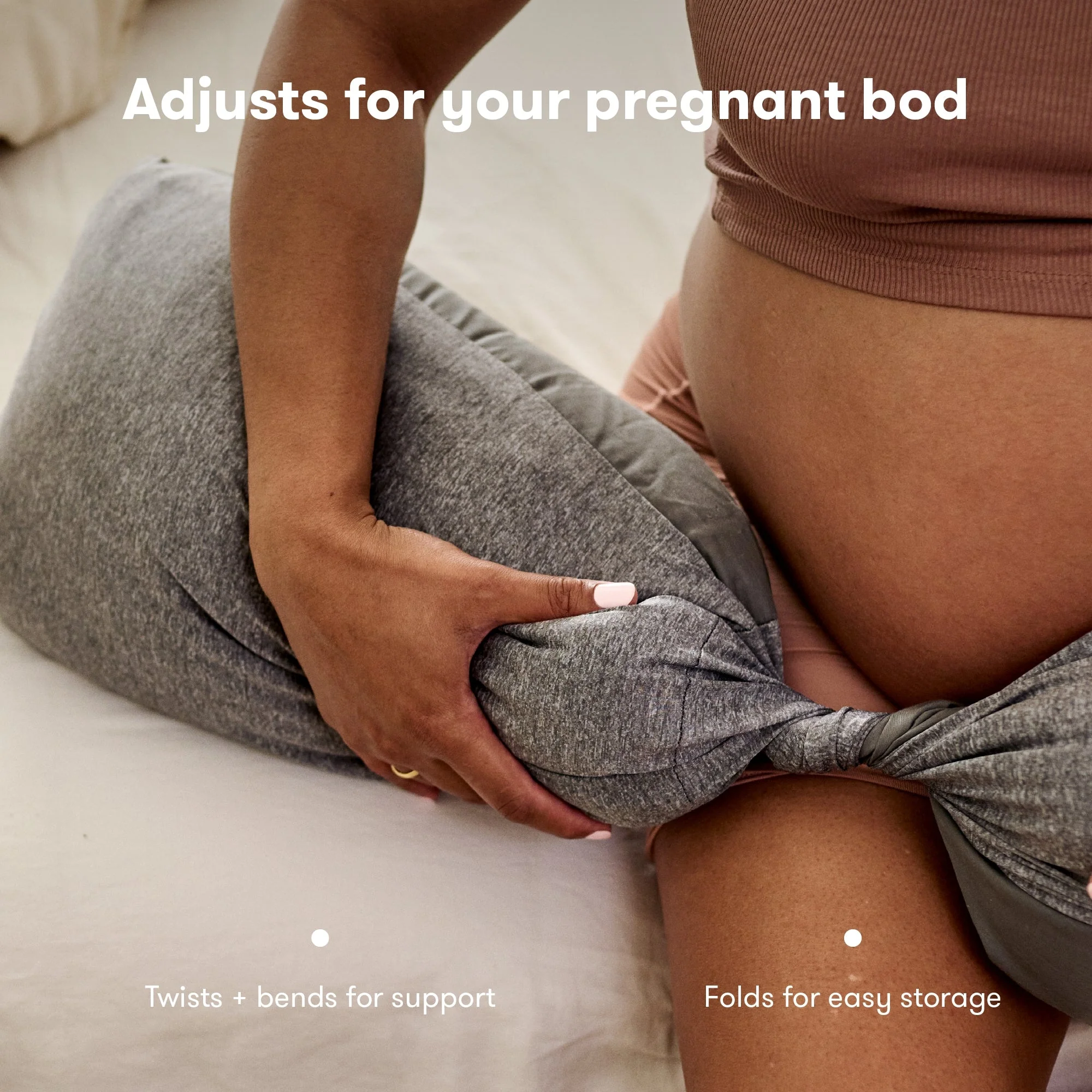 Fridababy LLC Nursing Pillow Fridababy Gray Reusable - Image 4