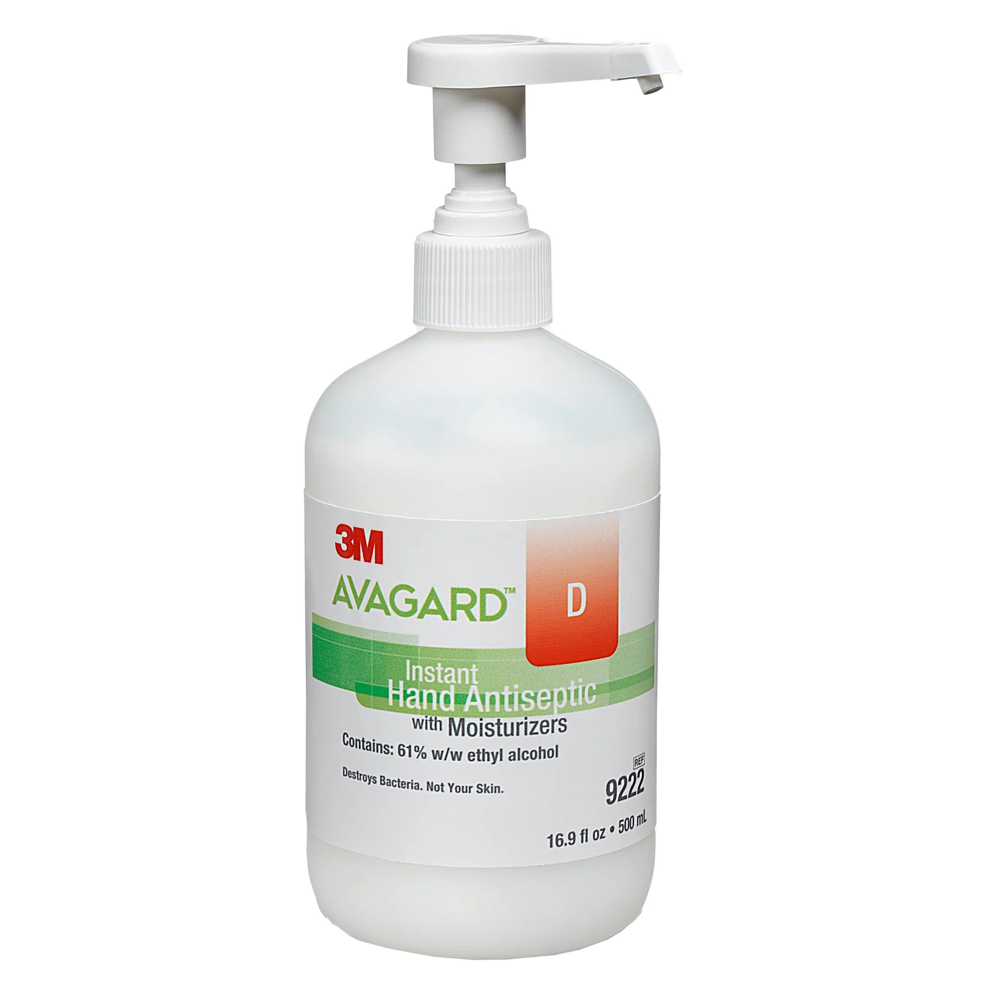 Solventum Corporation 3M Avagard D Hand Antiseptic, 16 oz, Pump Bottle (12/CS)