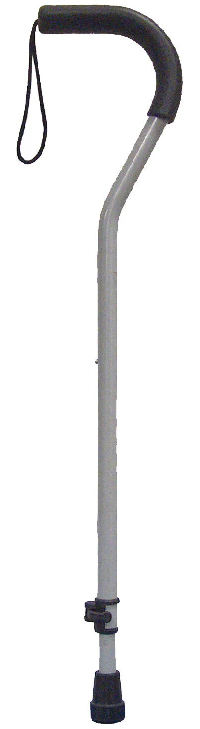 Drive DeVilbiss Healthcare drive Aluminum Offset Cane, 28.75 – 37.75 Inch Height (6/CS)
