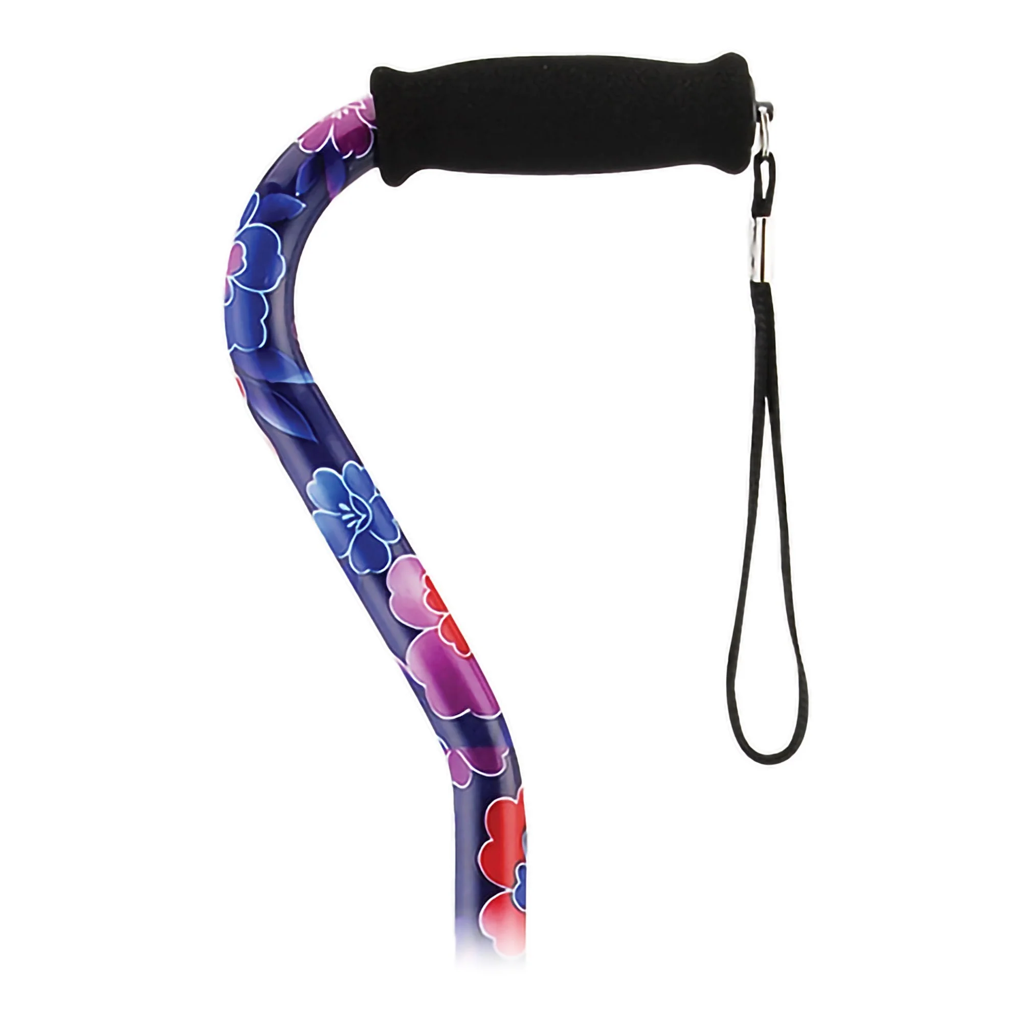 Nova Ortho-Med Nova Maui Flowers Offset Cane, 30 – 39 Inch Height (2/CS)