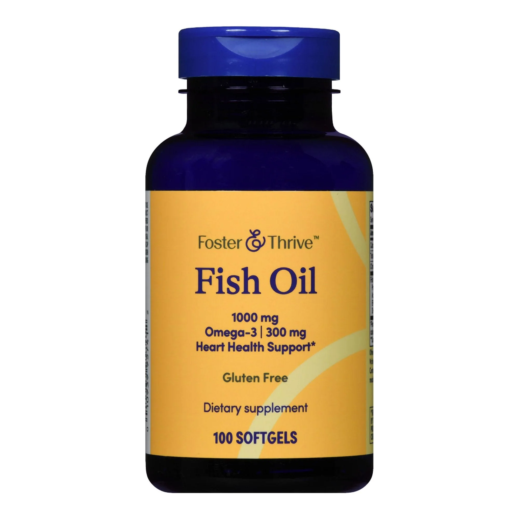 McKesson Brand Foster & Thrive Fish Oil 1000 mg Softgels