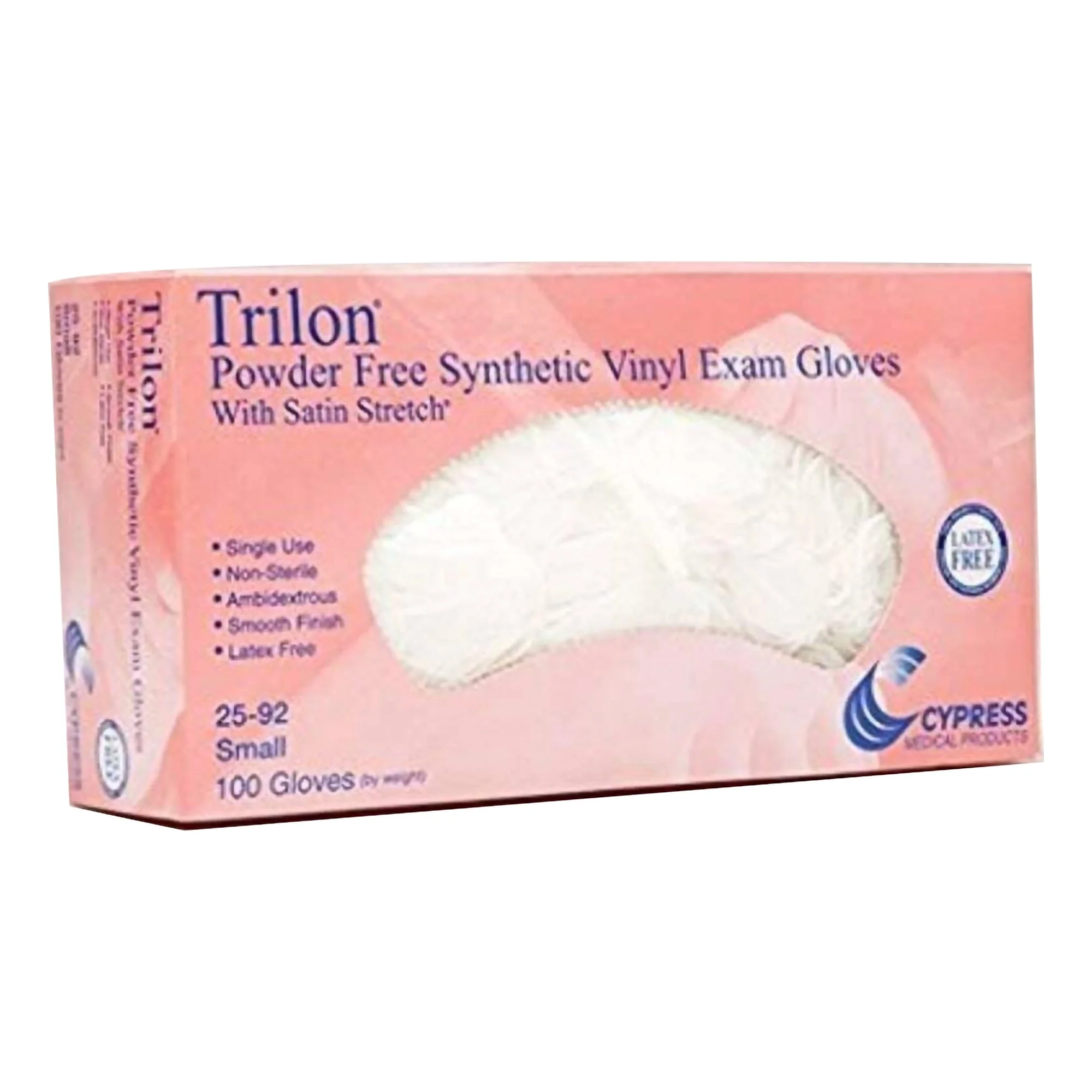 McKesson Brand Trilon Vinyl Exam Glove, Small, Clear (1000/CS) - Image 2