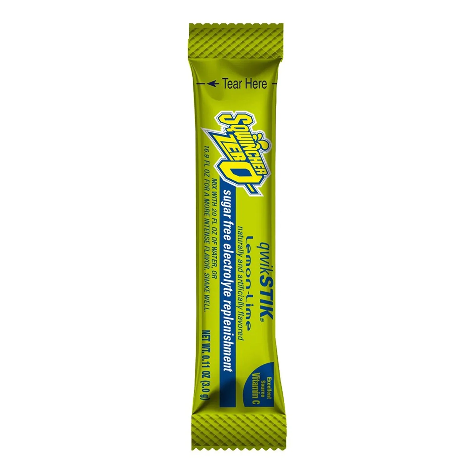 Kent Precision Foods Sqwincher Quik Stik Zero Lemon-Lime Electrolyte Replenishment Drink Mix (500/CS)