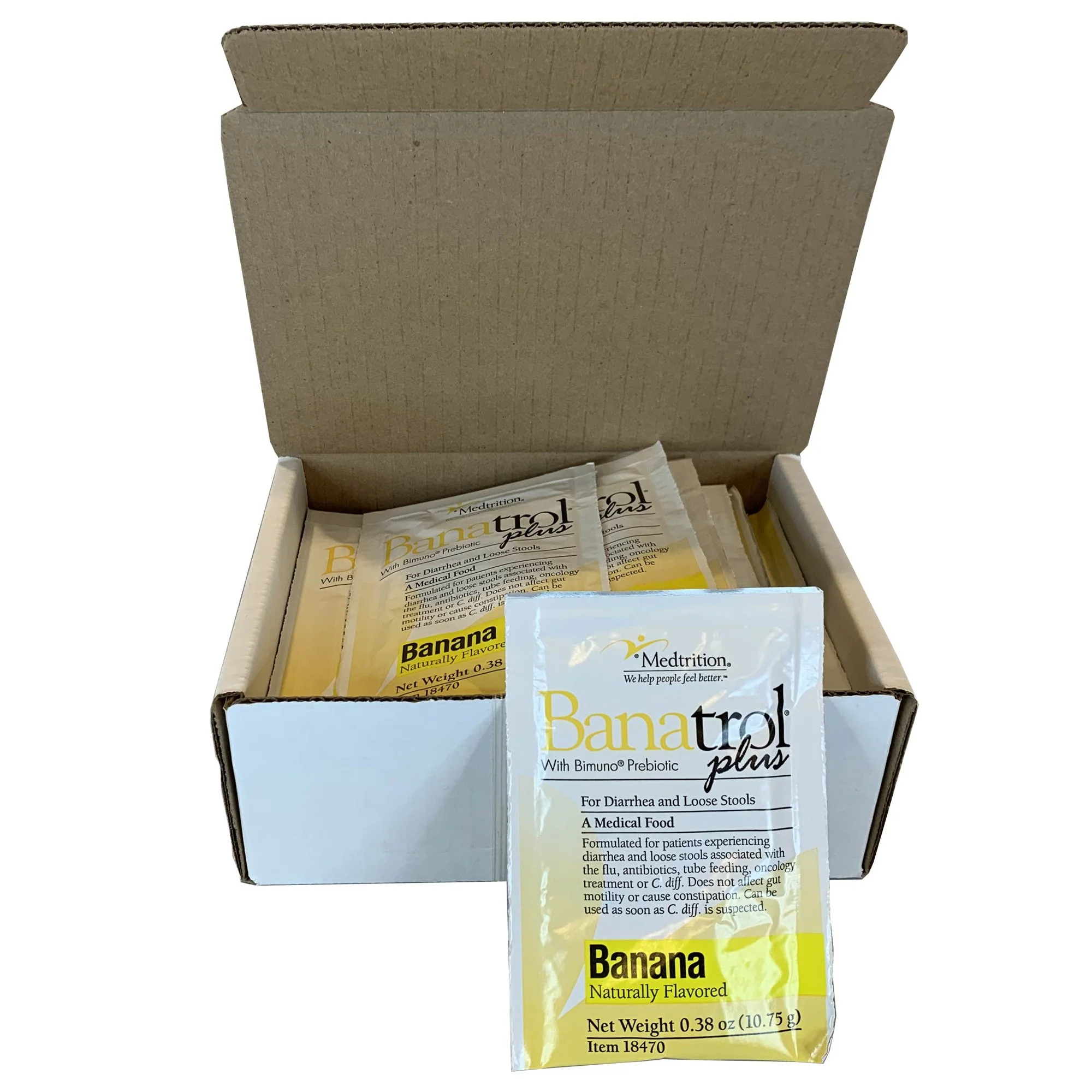 Medtrition/National Nutrition Banatrol Plus with Bimuno Prebiotic Medical Food, Banana Flavor (75/CS) - Image 3