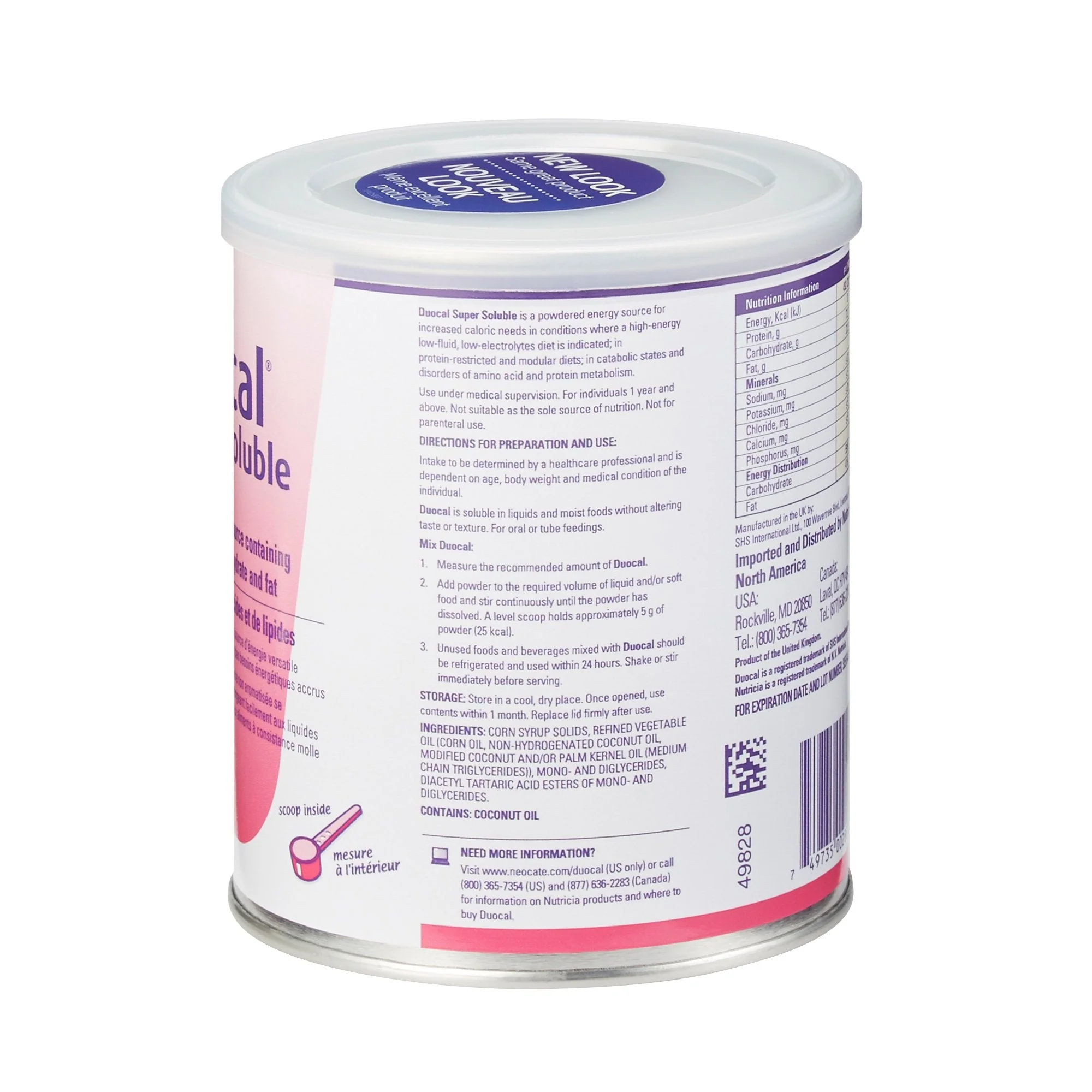 Nutricia North America Duocal Super Soluble Blend of Fat and Carbohydrate for Increased Caloric Intake (6/CS) - Image 3