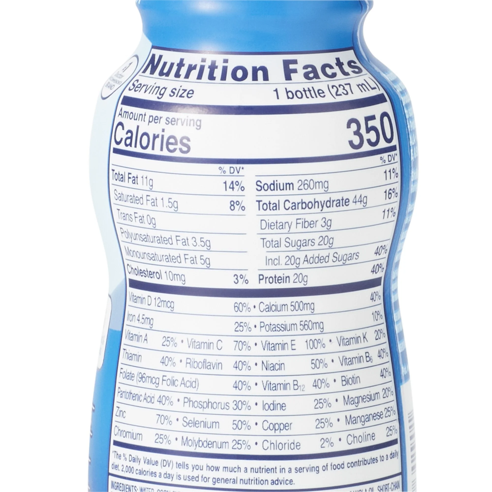 Abbott Nutrition Ensure Enlive Vanilla Advanced Nutrition Shake, 8-ounce Bottle (24/CS) - Image 3