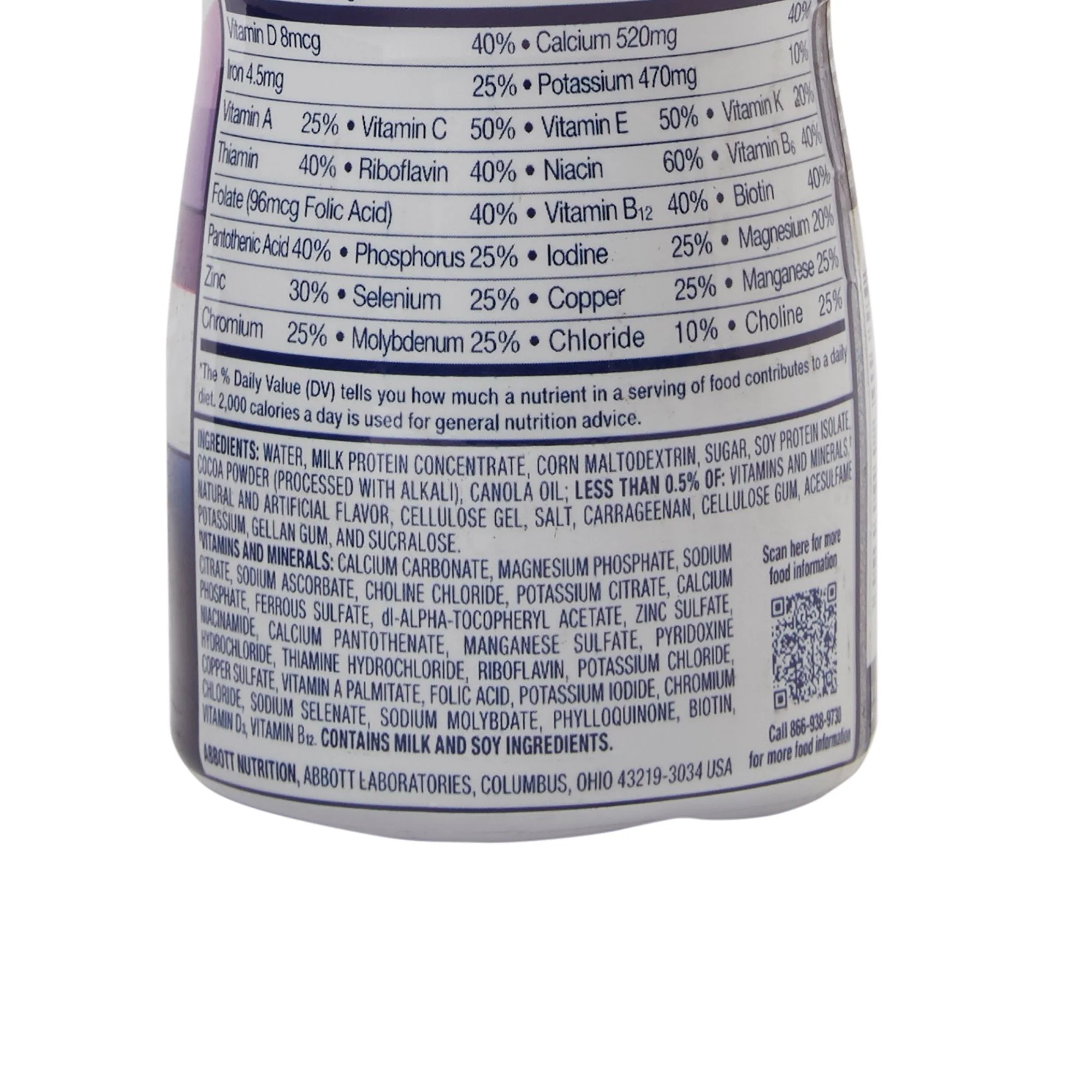 Abbott Nutrition Ensure High Protein Therapeutic Nutrition, Chocolate, 8-ounce bottle (24/CS) - Image 2