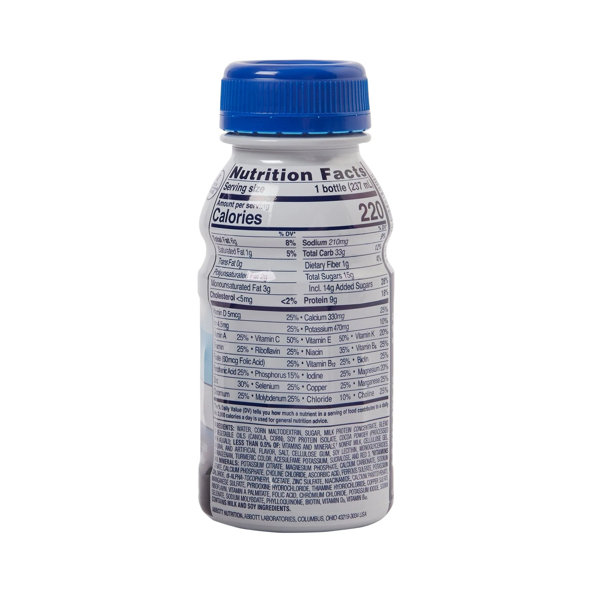 Abbott Nutrition Ensure Original Nutrition Shake, Chocolate, 8-ounce bottle (24/CS) - Image 4