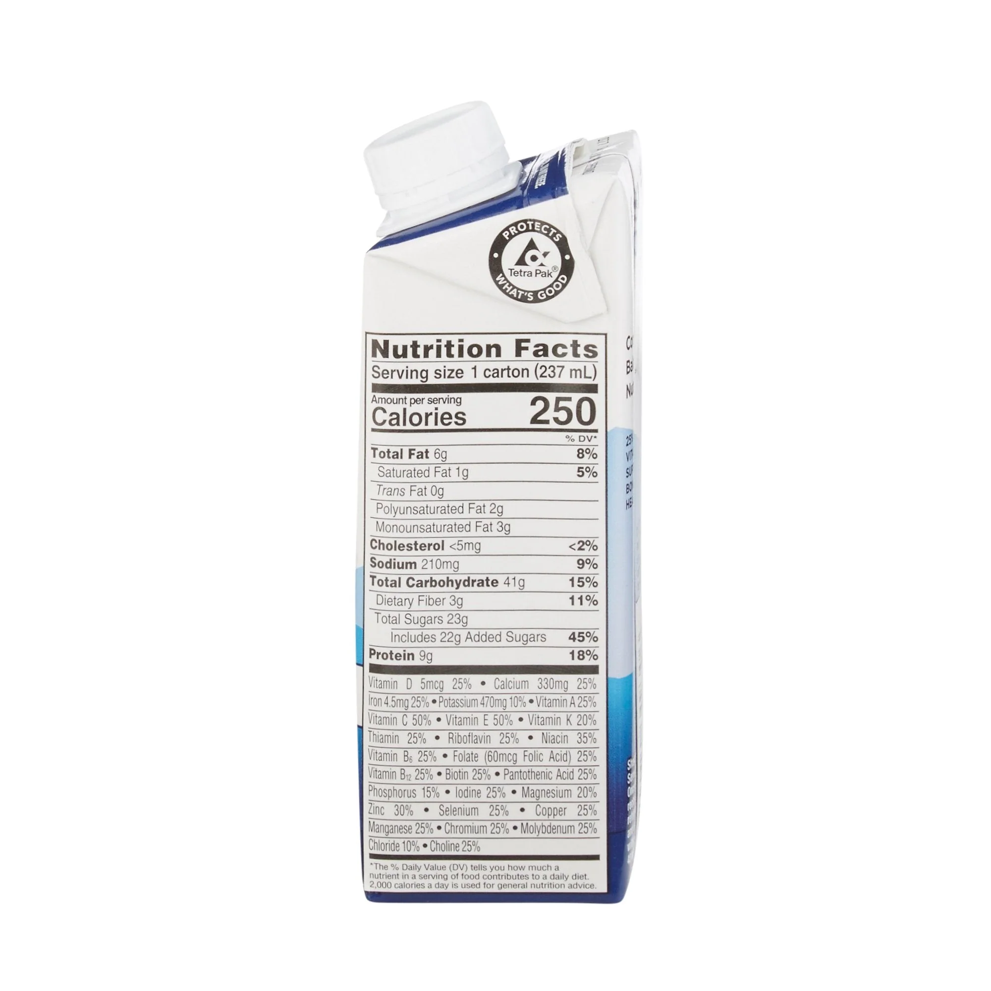 Abbott Nutrition Ensure Original Therapeutic Nutrition Shake, Vanilla, 8-ounce carton (24/CS) - Image 4