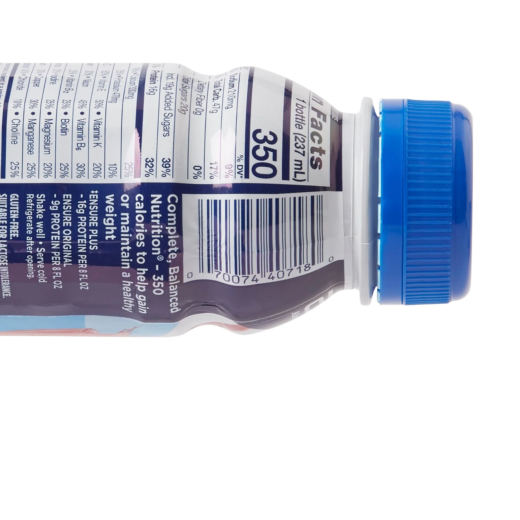 Abbott Nutrition Ensure Plus Nutrition Shake, Strawberry, 8-ounce bottle (24/CS) - Image 4