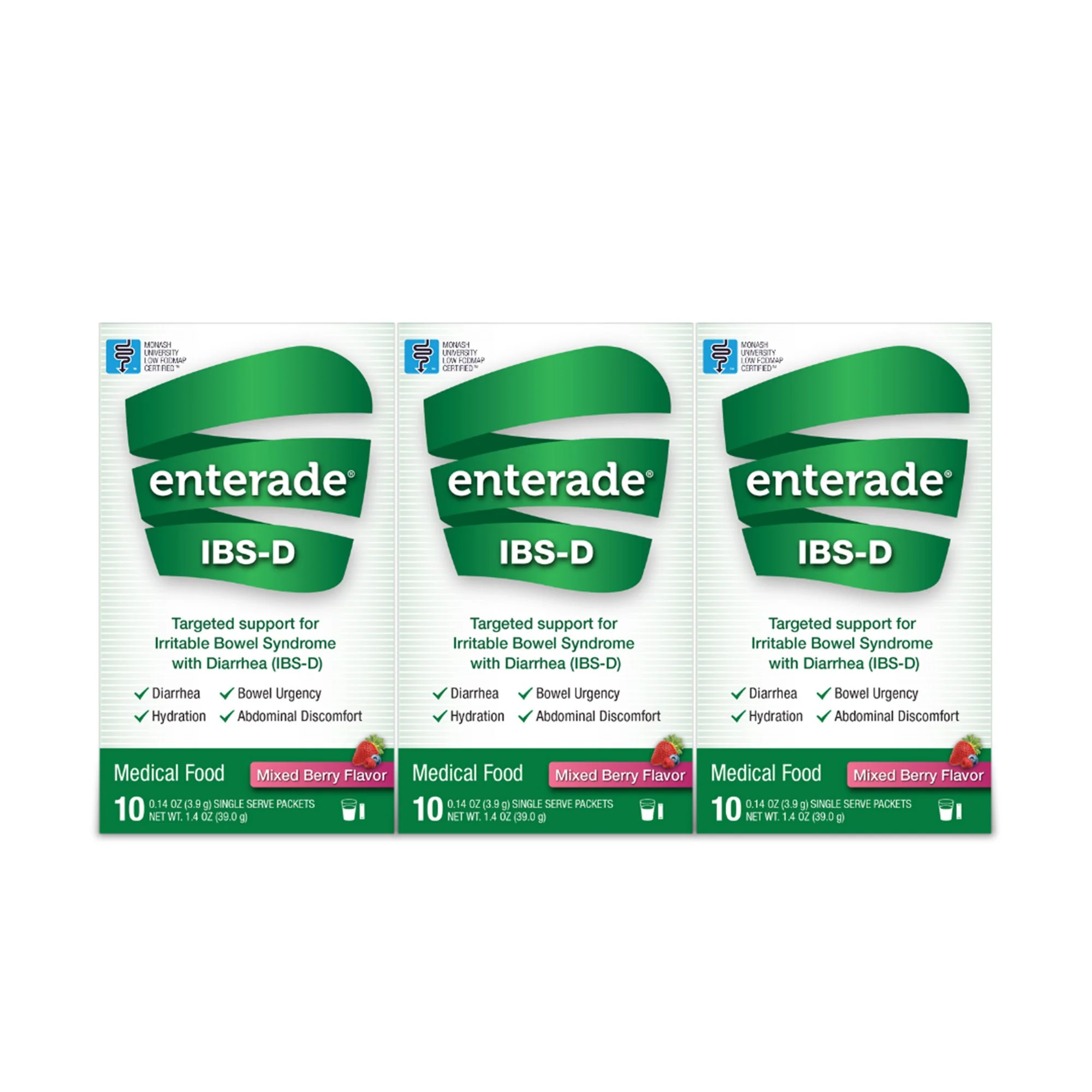AmiLyfe Bioscience LLC enterade IBS-D Dietary Support Medical Food, Mixed Berry, Single Serve Packets (8/CS) - Image 4