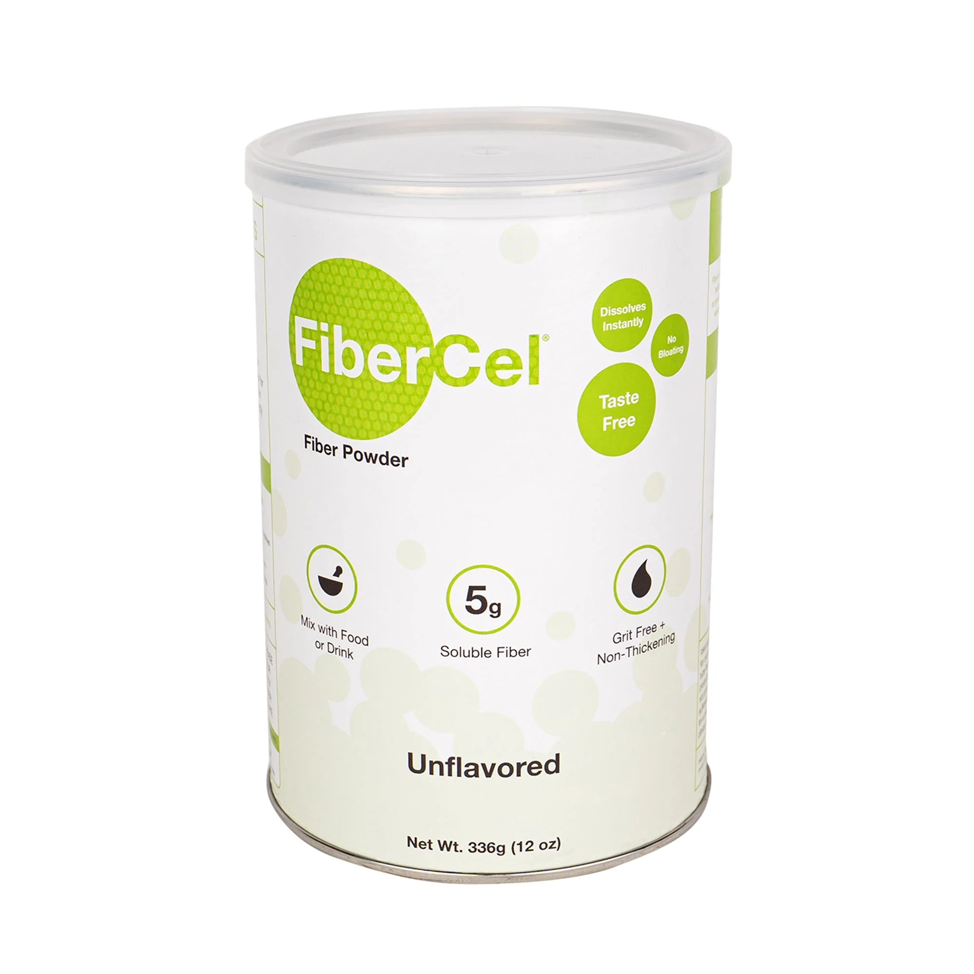 Global Health Products FiberCel Fiber Powder, 12-ounce Can (6/CS)