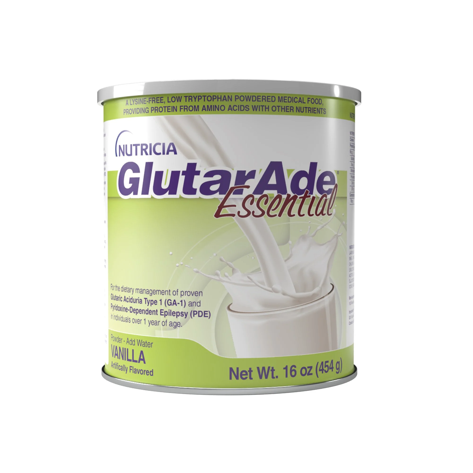 Nutricia North America Oral Supplement GlutarAde Essential Vanilla Flavor Powder 16 oz. / 454 Gram Canister (6/CS)