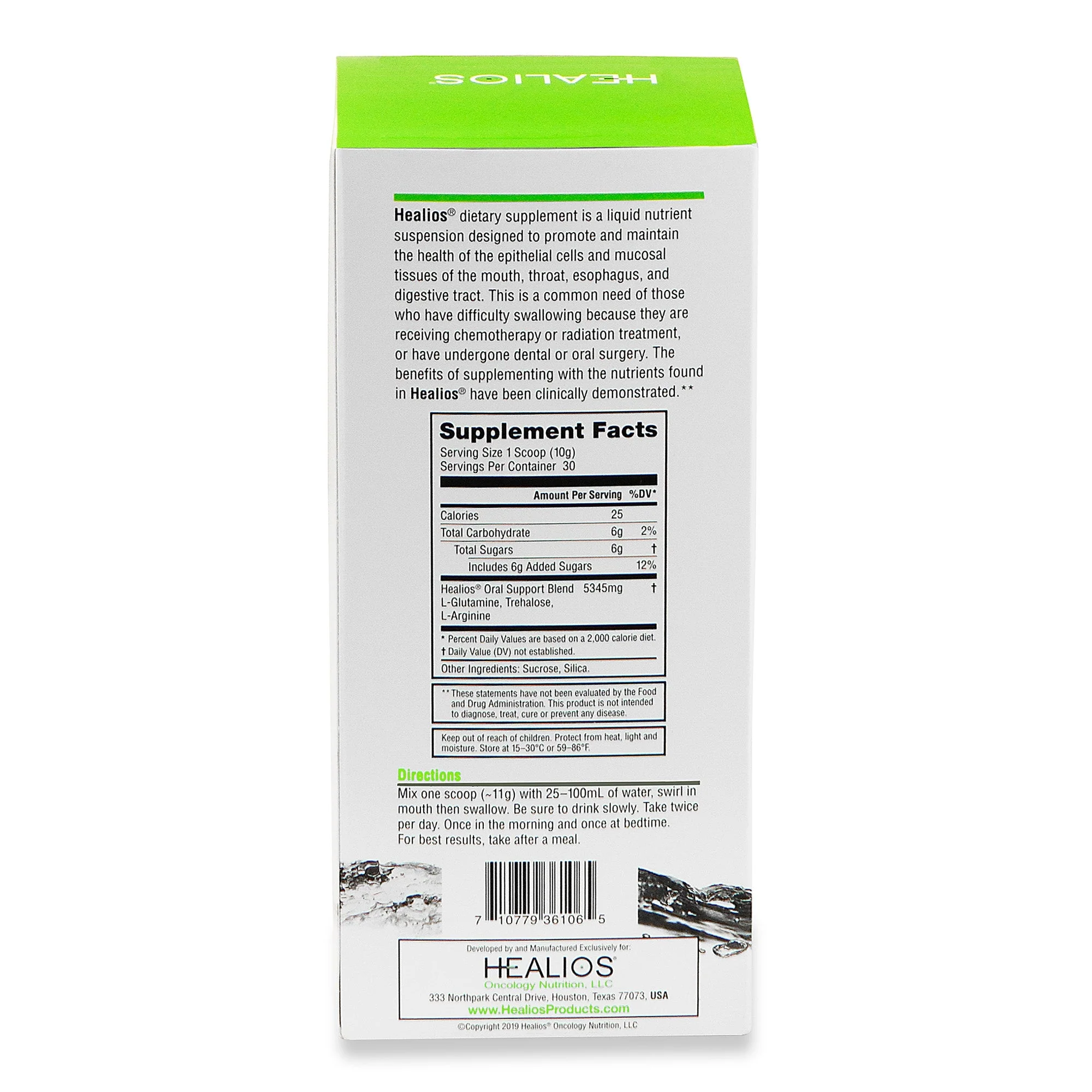 Enlivity Corp Healios Oral Health and Dietary Supplement Powder for Mouth Sores (12/CS) - Image 6