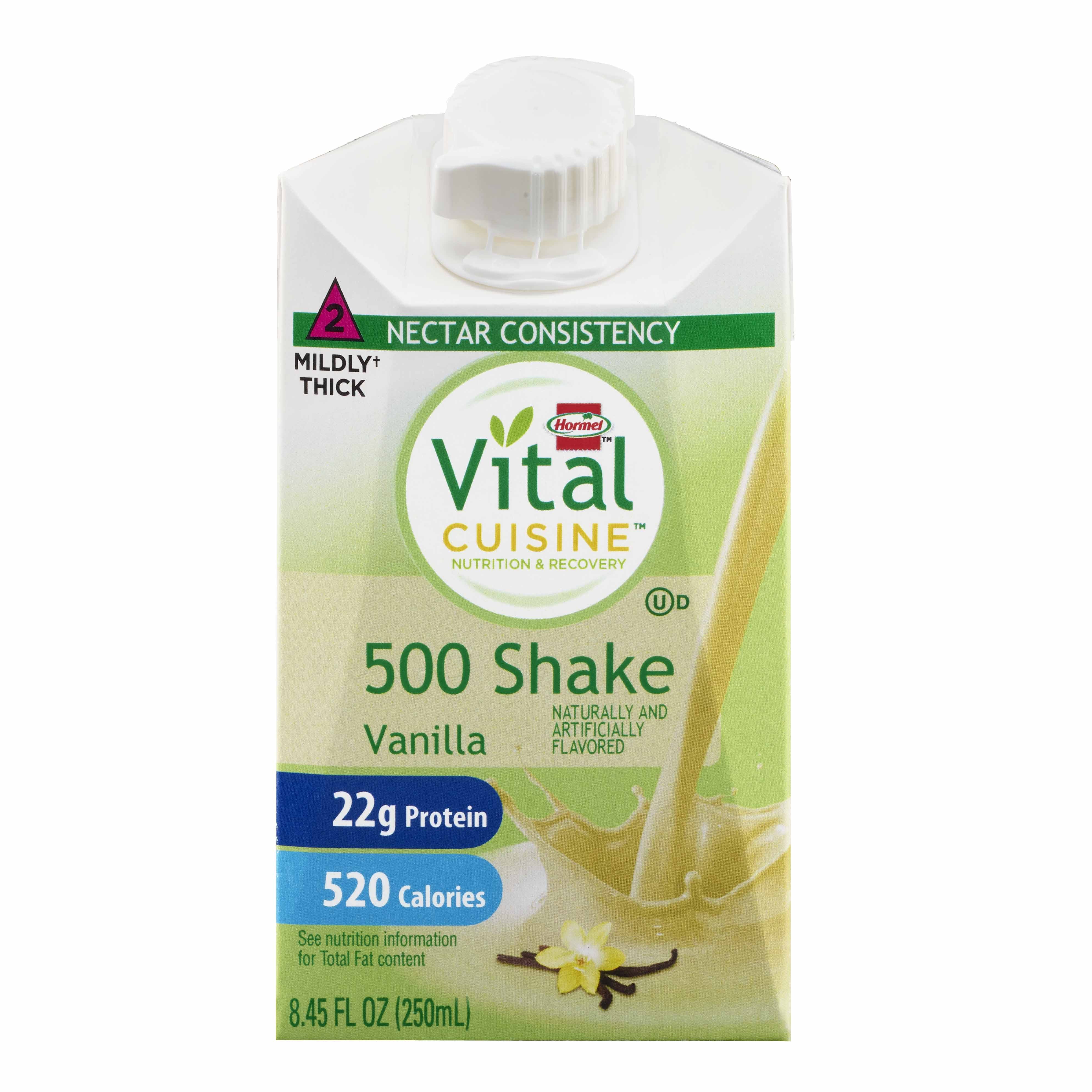 Lyons Magnus LLC Vital Cuisine 500 Shake Vanilla Nutrition and Recovery, 8.45-ounce carton (27/CS)