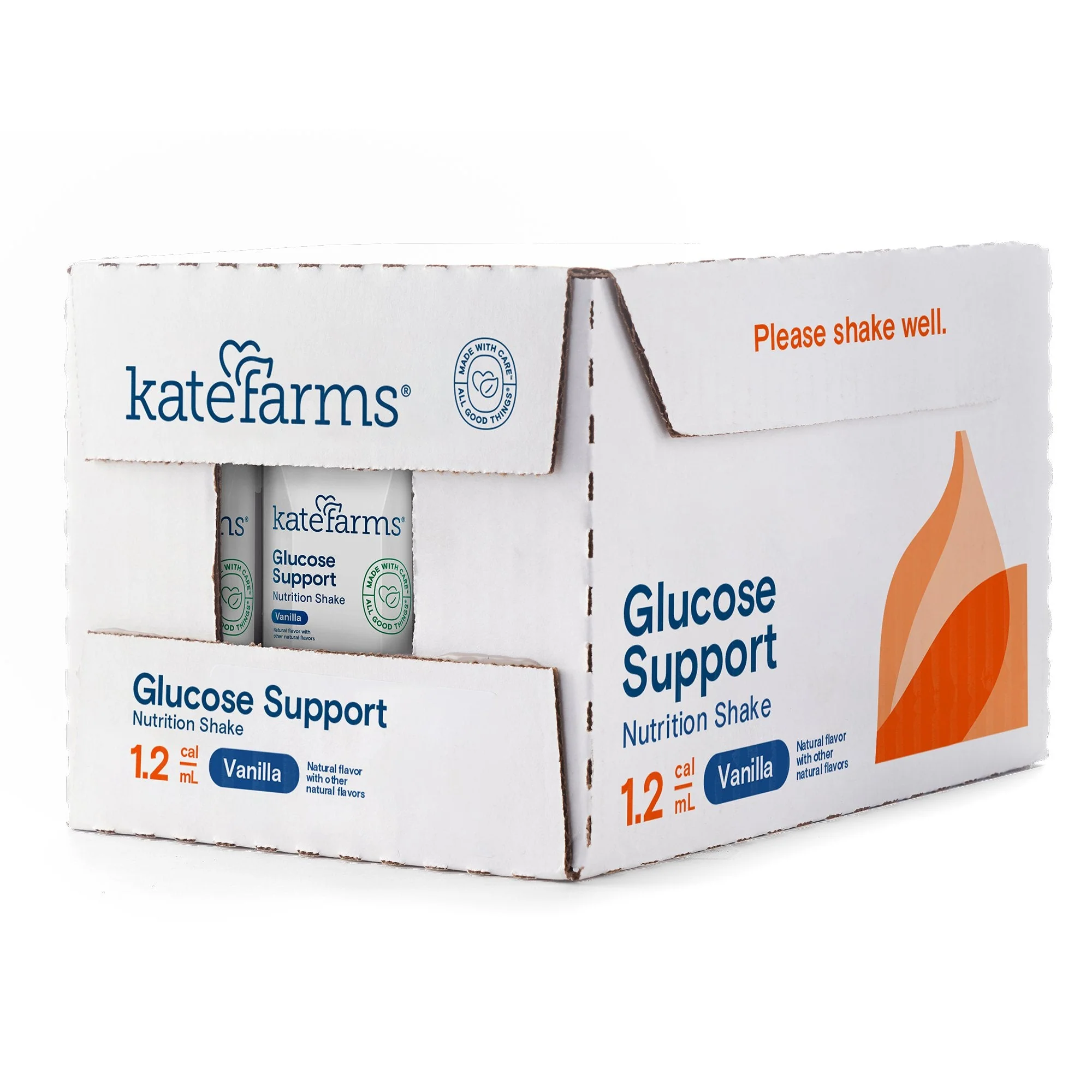 Kate Farms Kate Farms Glucose Support 1.2 Vanilla Nutrition Shake for Diabetics, 8.45-oz. (12/CS) - Image 4