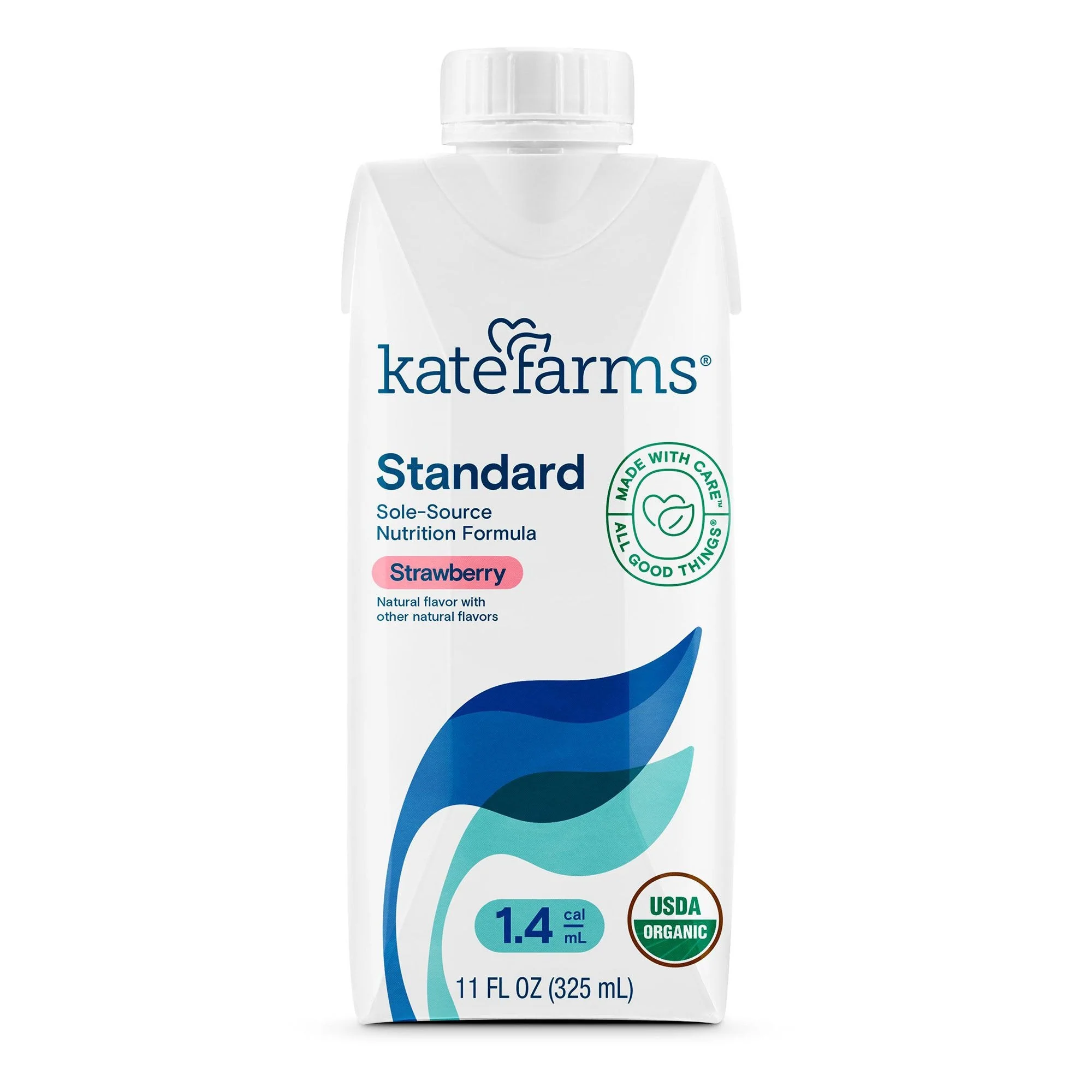Kate Farms Kate Farms Standard 1.4 Strawberry Sole-Source Nutrition Formula, 11-oz. carton (12/CS)