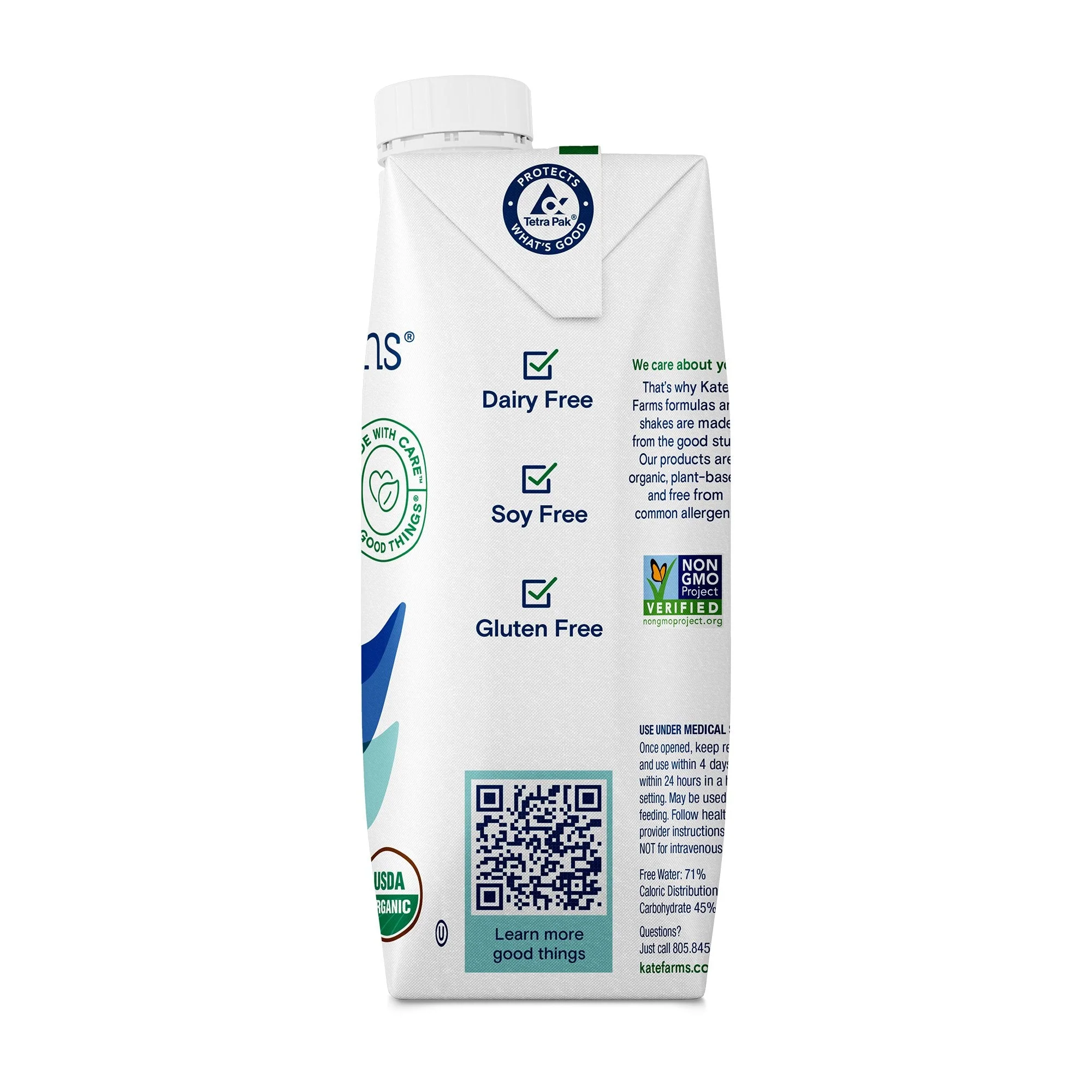 Kate Farms Kate Farms Standard 1.4 Vanilla Sole-Source Nutrition Formula, 11-ounce Carton (12/CS) - Image 4