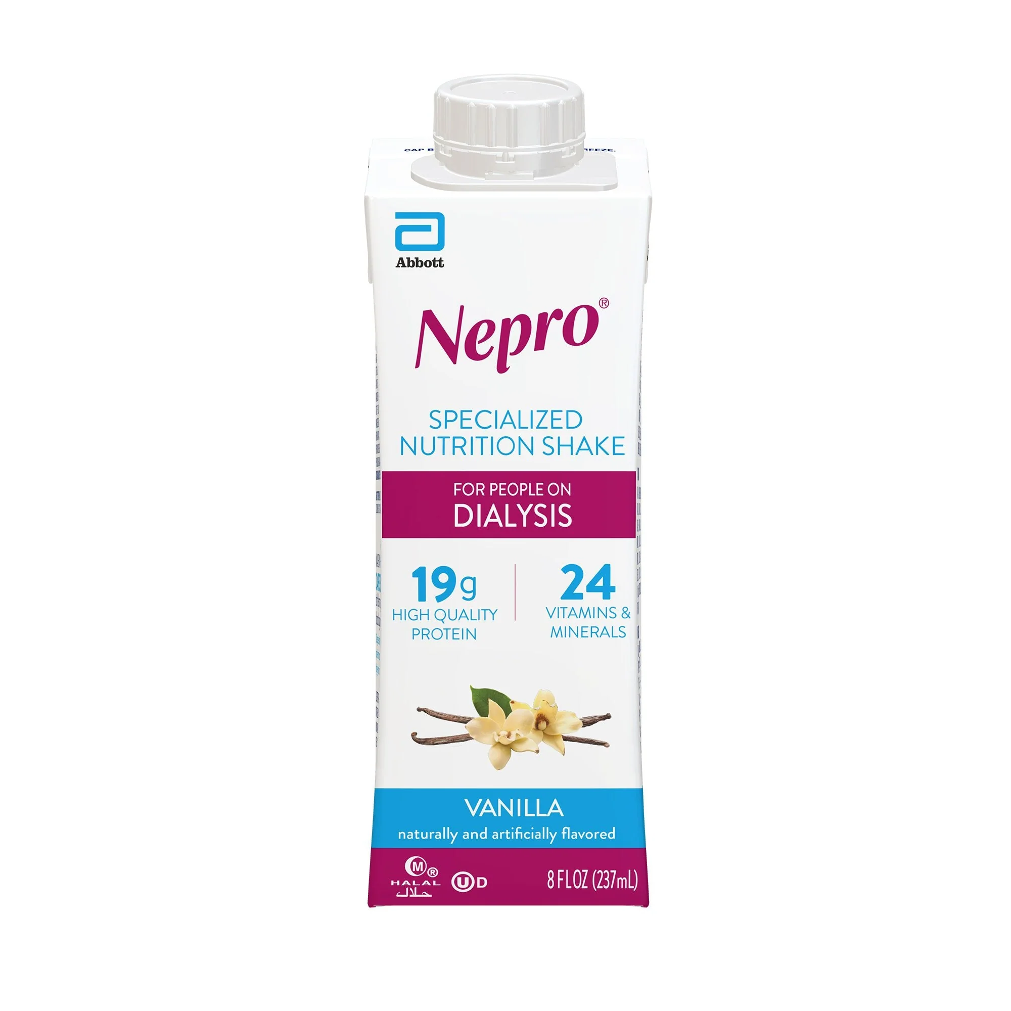 Abbott Nutrition Nepro with Carbsteady Vanilla Therapeutic Nutrition for those on Dialysis (24/CS)