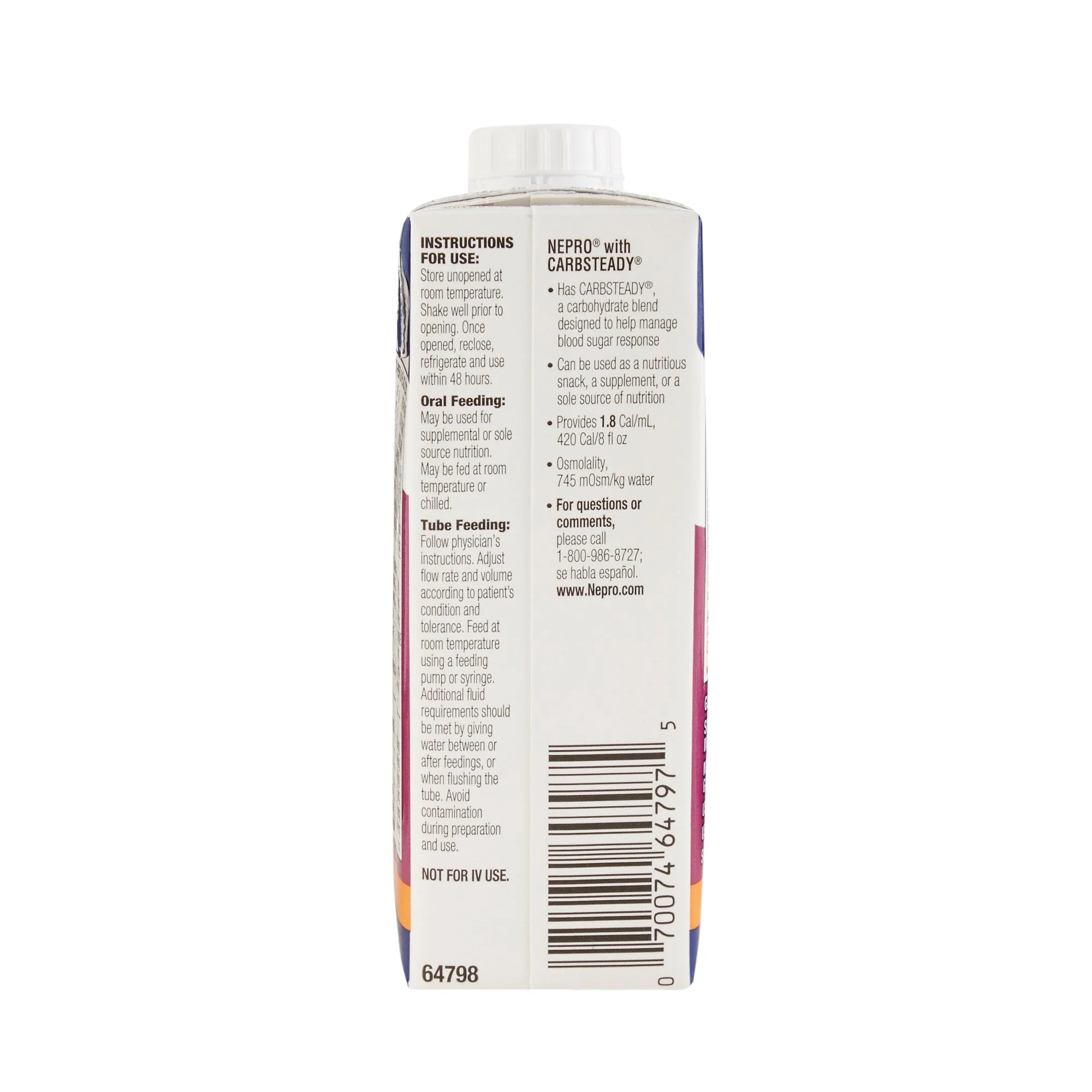 Abbott Nutrition Nepro with Carbsteady Butter Pecan Therapeutic Nutrition for those on Dialysis (24/CS) - Image 3