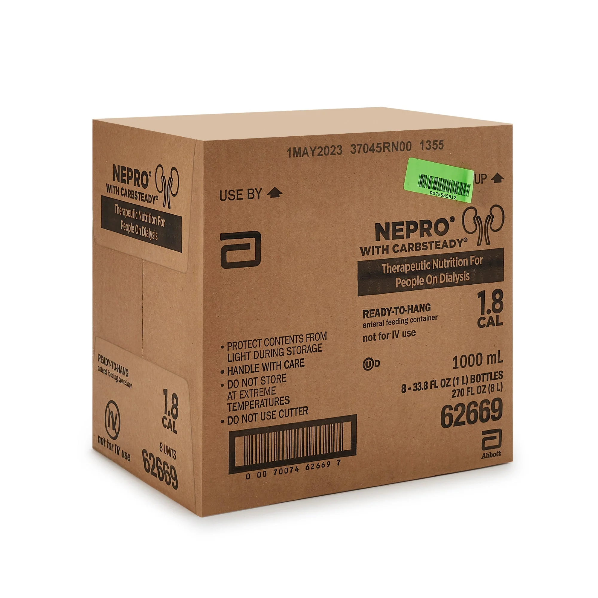 Abbott Nutrition Nepro with Carbsteady Vanilla Tube Feeding Formula, 33.8-ounce Carton (8/CS) - Image 2