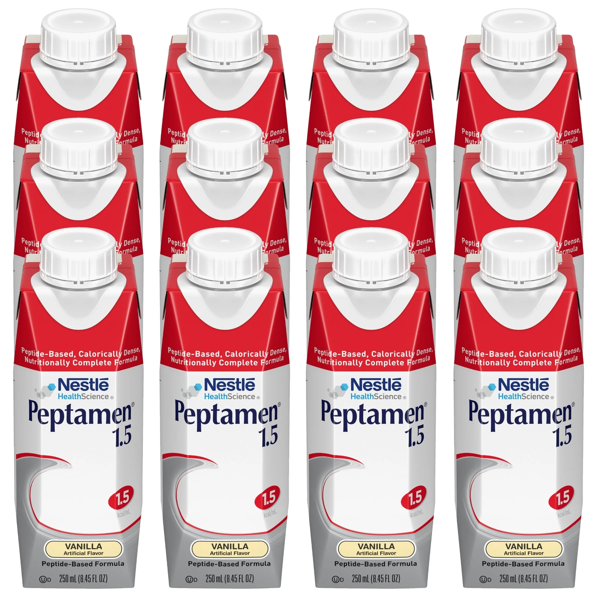 Nestle Healthcare Nutrition Peptamen 1.5 Vanilla Peptide-Based Calorically Dense Complete Nutrition, 250 mL (24/CS) - Image 4