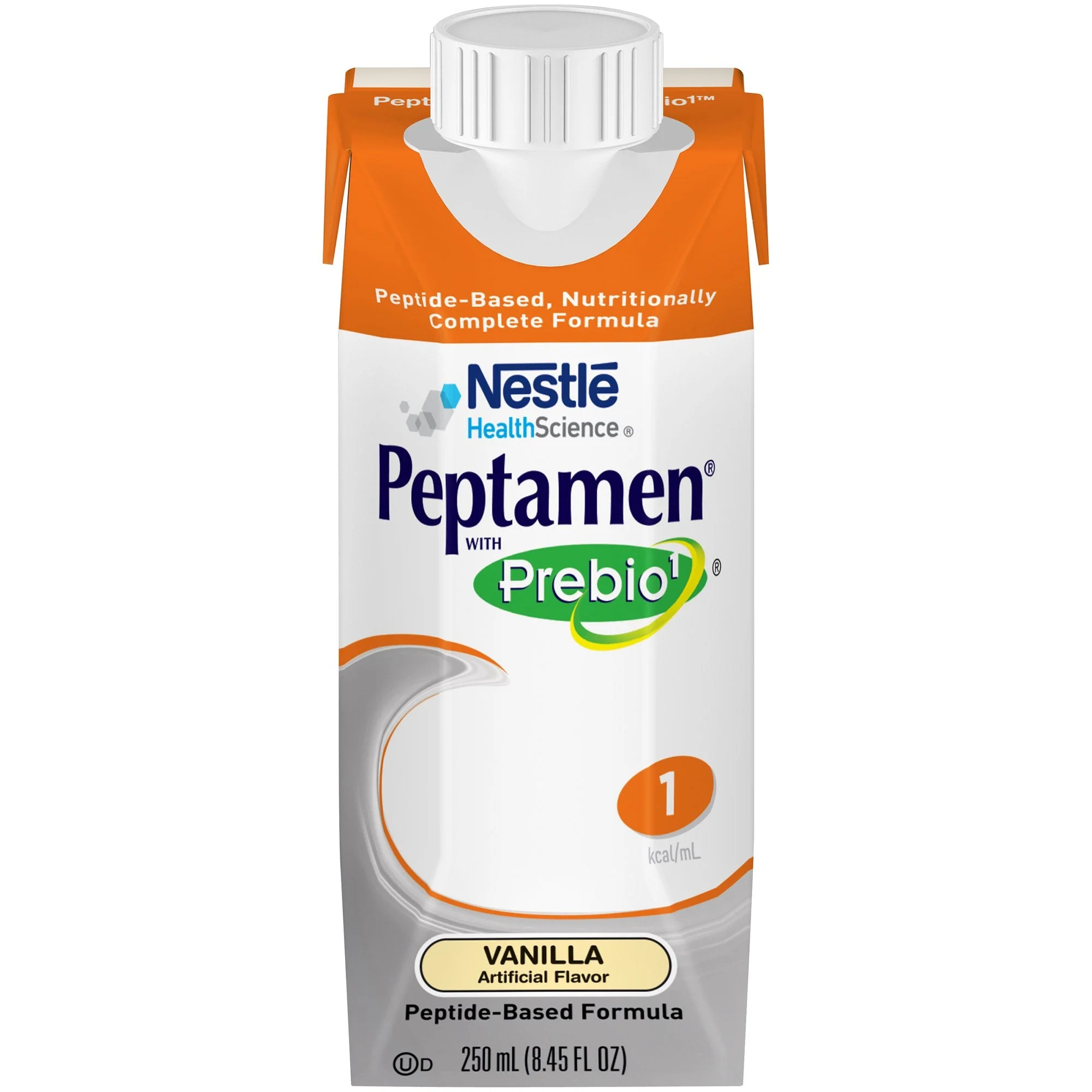 Nestle Healthcare Nutrition Peptamen with Prebio 1 Vanilla Peptide-Based Formula, 250 mL Carton (24/CS)