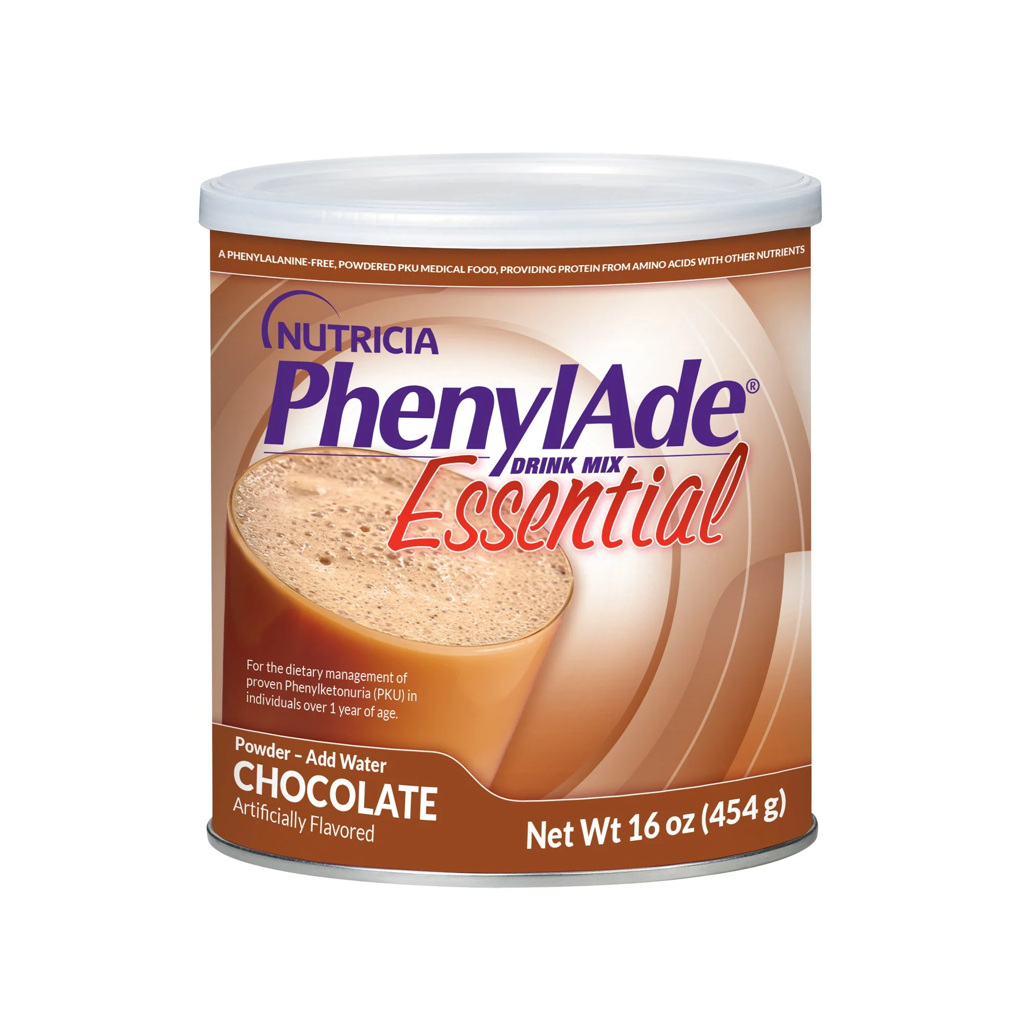Nutricia North America Oral Supplement PhenylAde Chocolate Flavor Powder 16 oz. / 454 Gram Canister (6/CS)