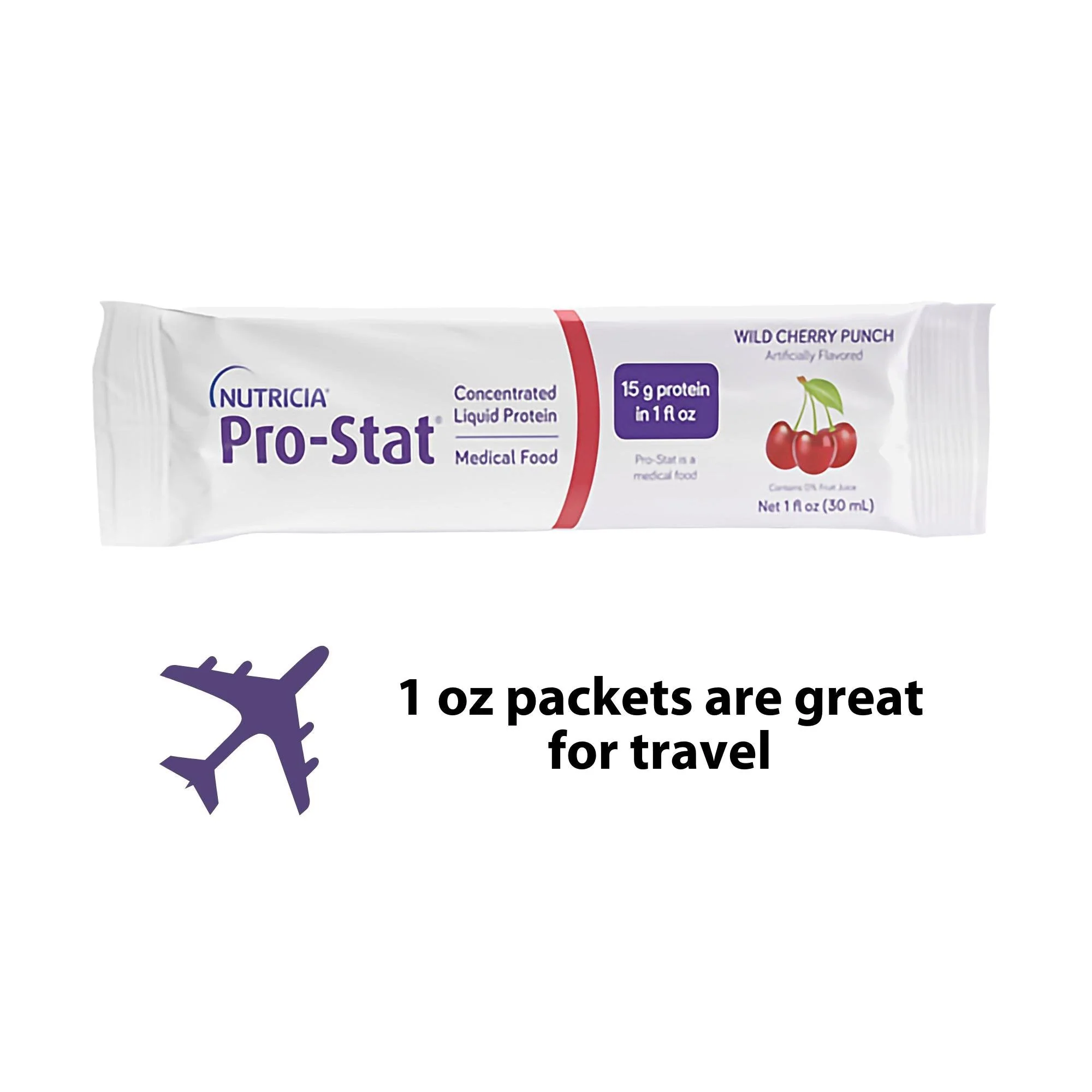 Nutricia North America Pro-Stat Wild Cherry Punch Concentrated Liquid Protein Medical Food (96/CS) - Image 4
