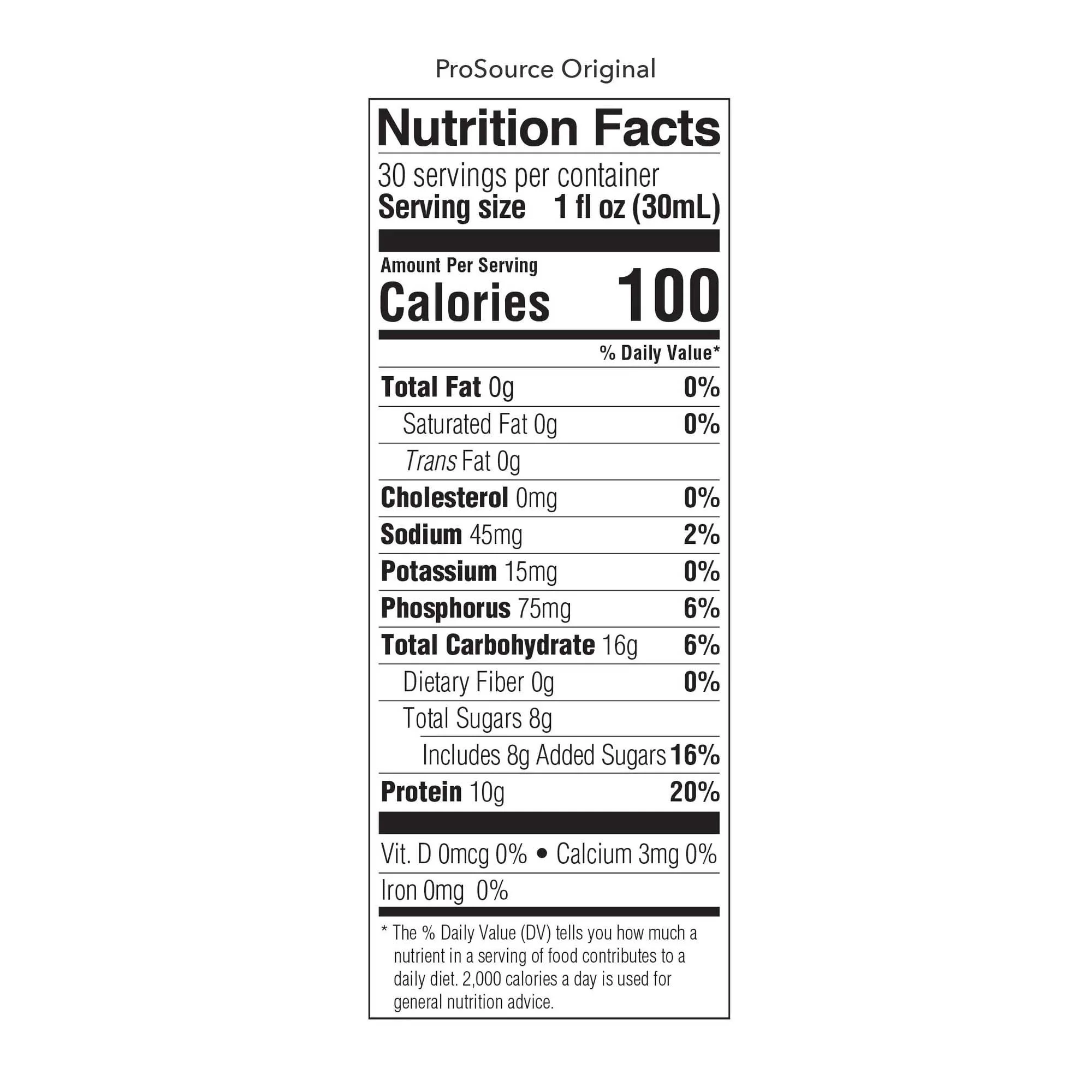 Medtrition/National Nutrition ProSource Collagen and Whey Protein Formula, 30-ounce Bottle (4/CS) - Image 2