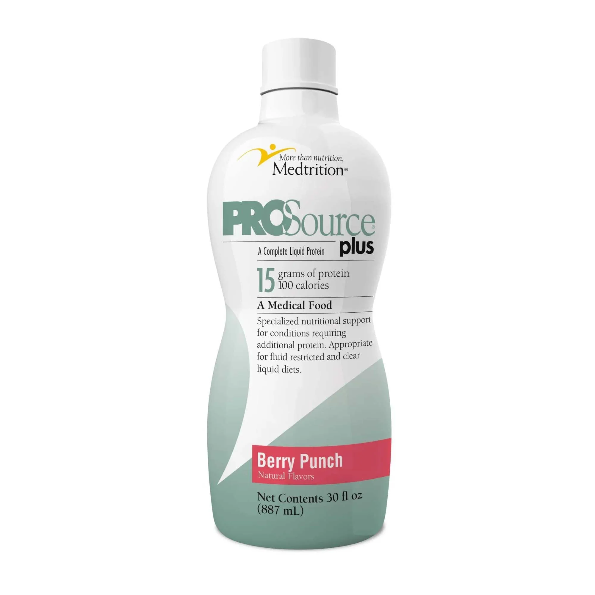 Medtrition/National Nutrition ProSource Plus Berry Punch Collagen and Whey Protein Formula, 32-ounce Bottle (4/CS)